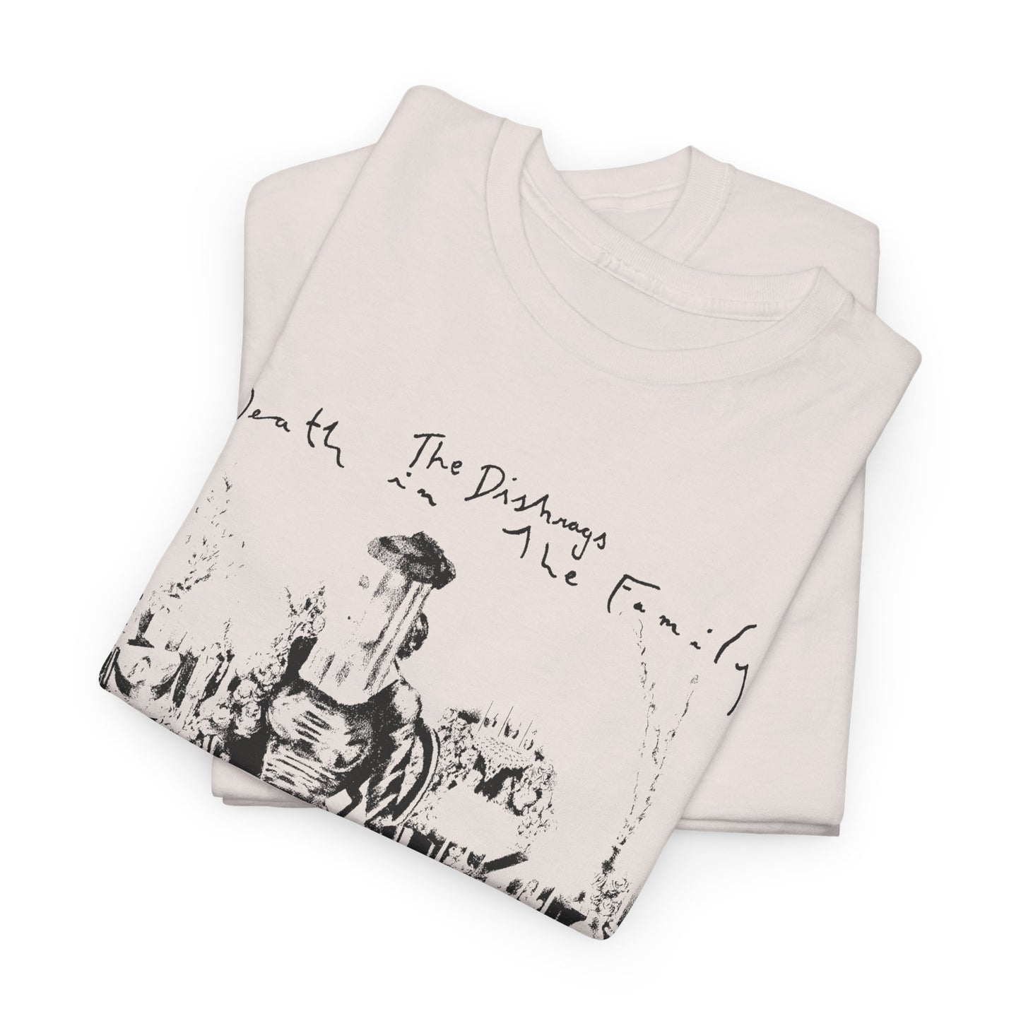 1980 album death in the family by the dishrags punk band stretched graphic tshirt