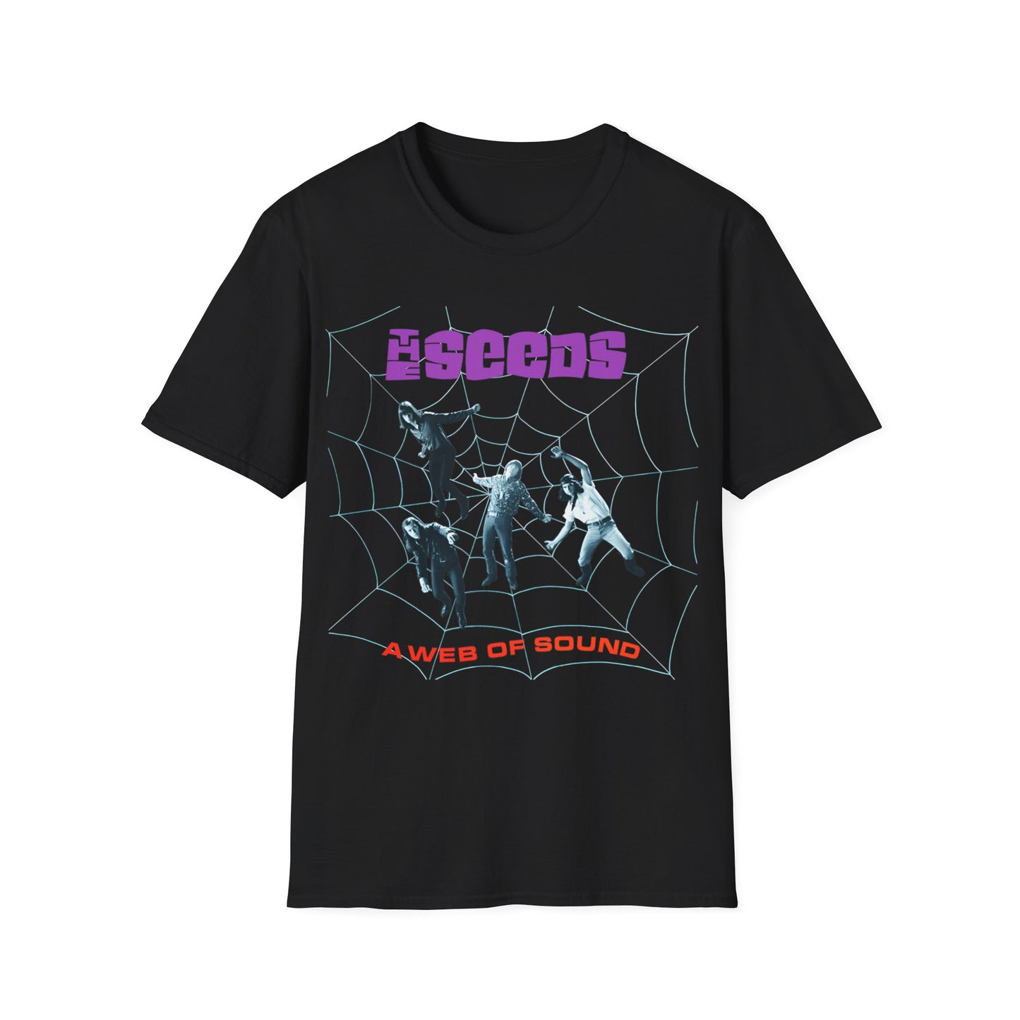 the seeds 1968 album a web of sound album cover tshirt