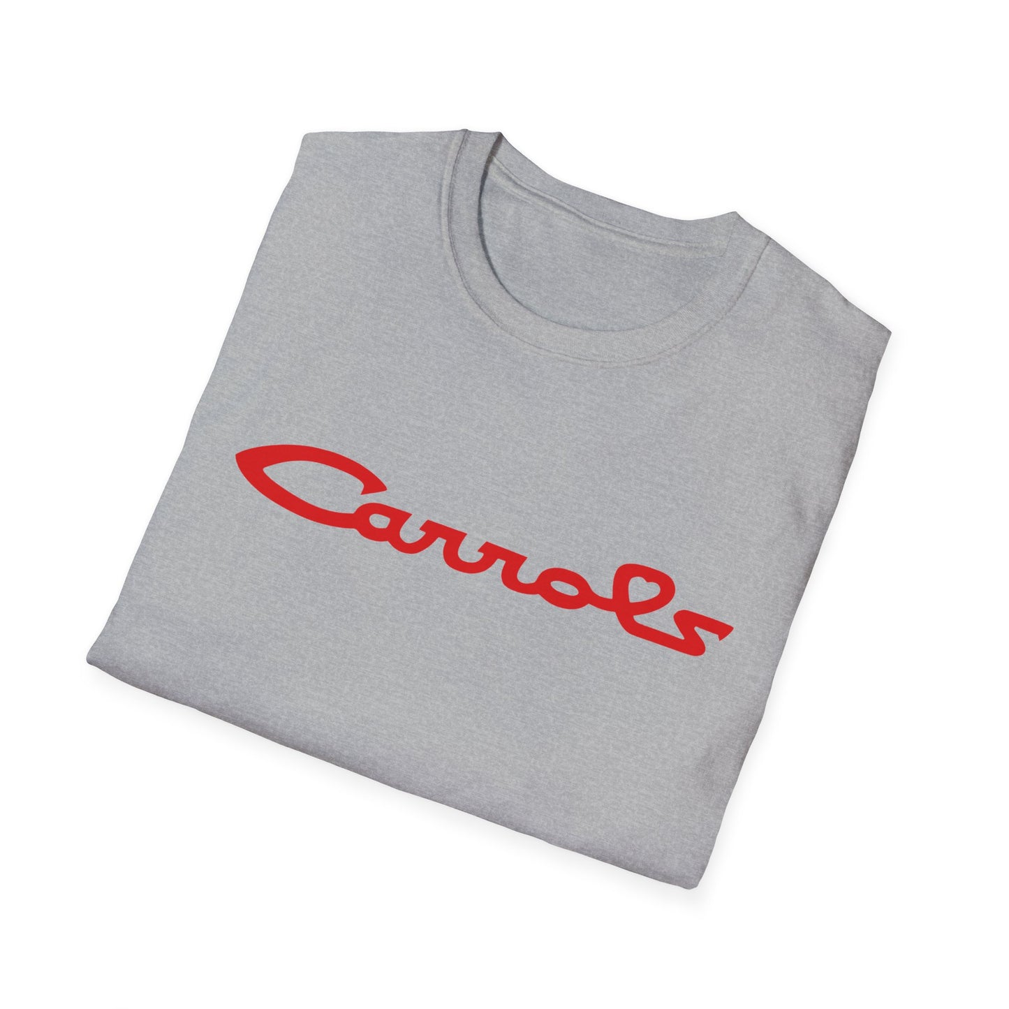 vintage defunct carrols fast food logo tshirt