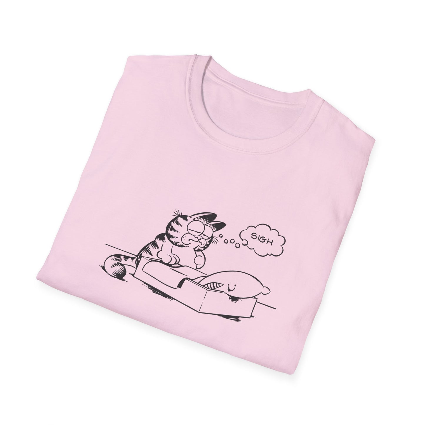 garf sighing tshirt
