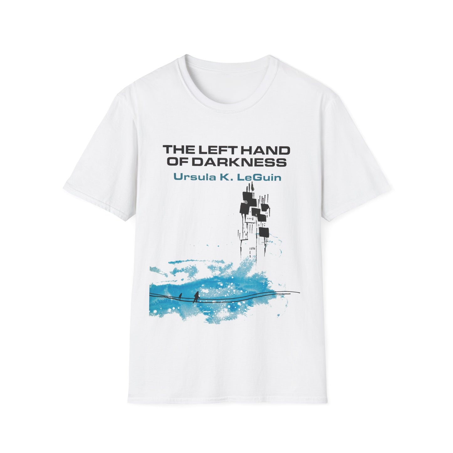 1969 book the left hand of darkness by ursula k le guin book cover tshirt