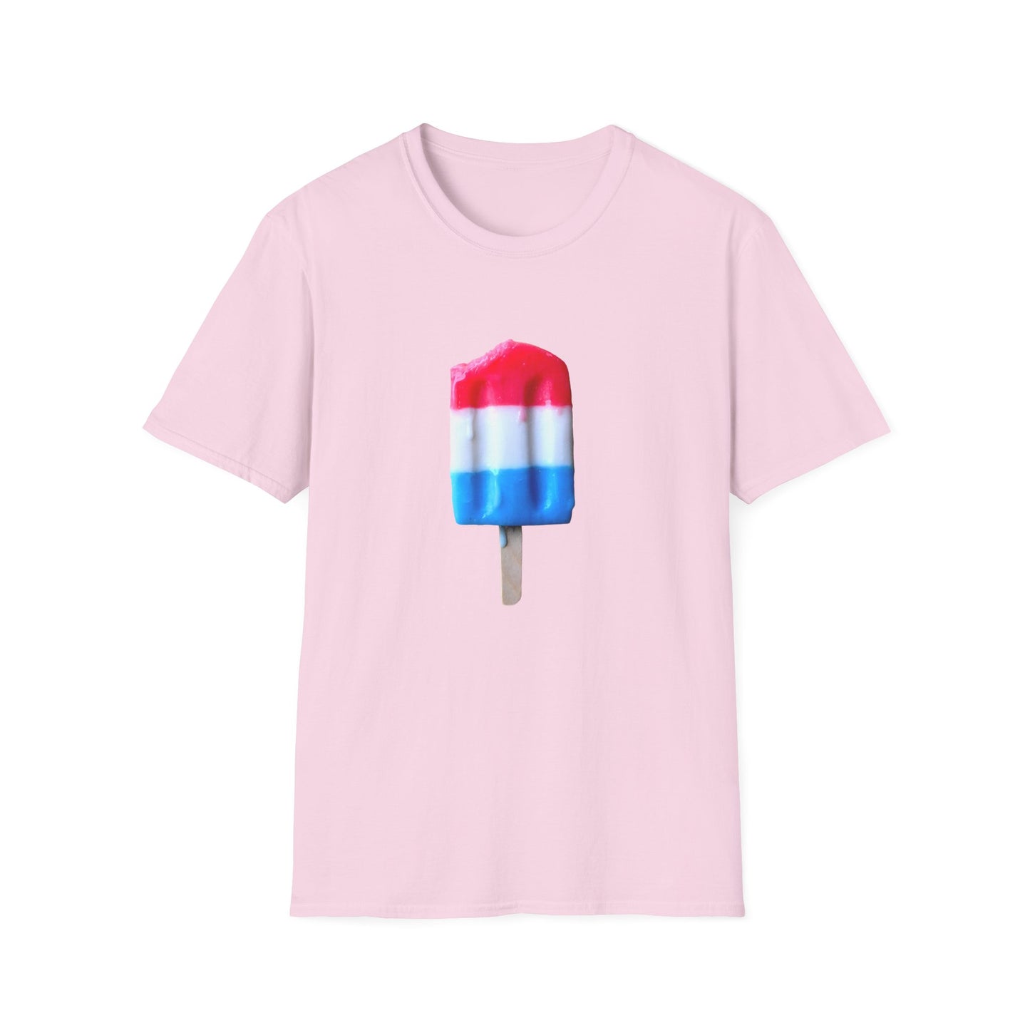 classic red white blue popsicle tshirt