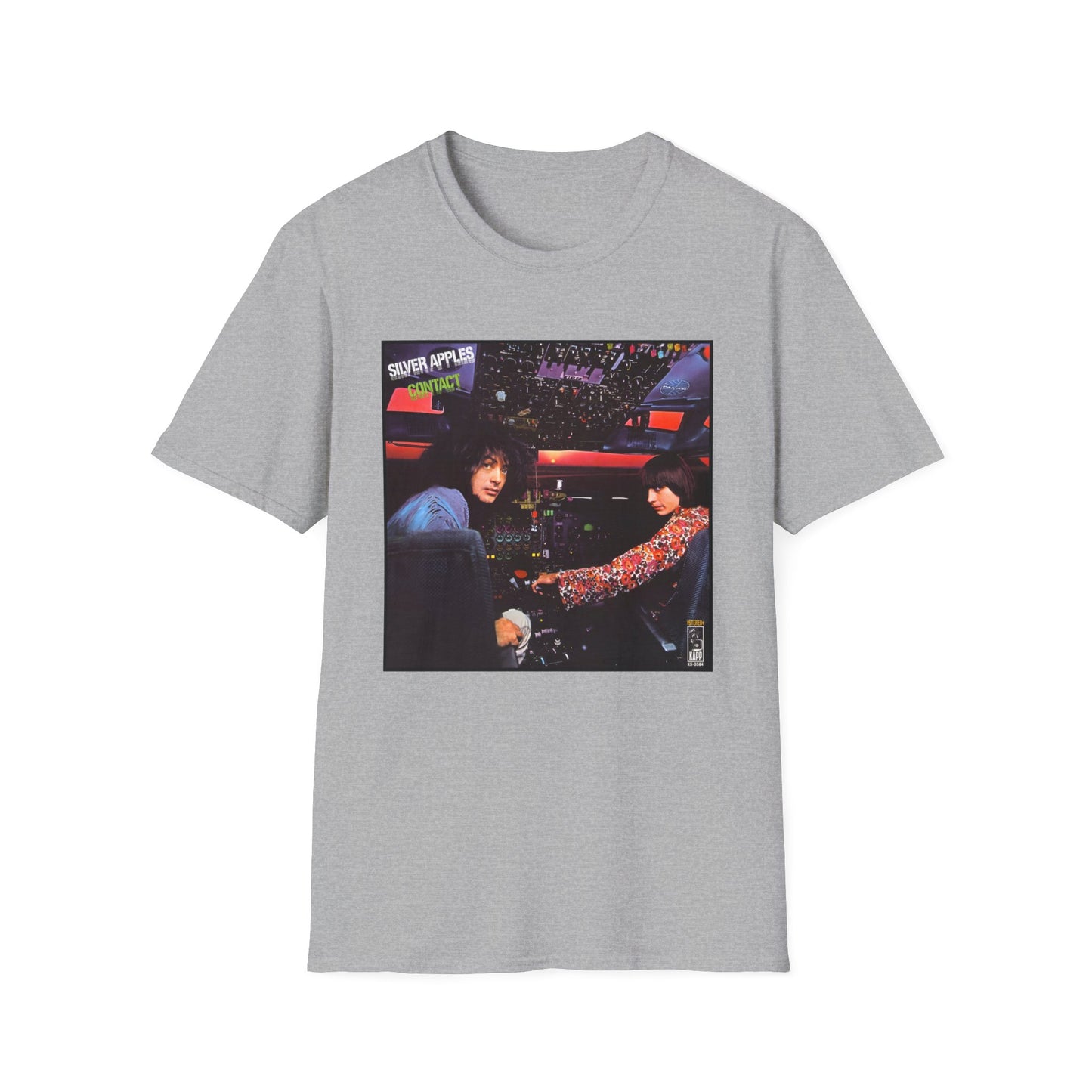 silver apples 1969 album contact tshirt