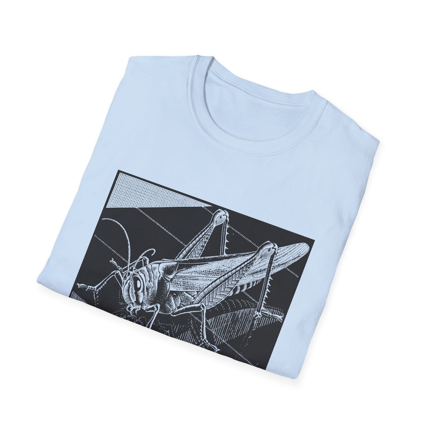 1935 m.c escher grasshopper wood engraving tshirt