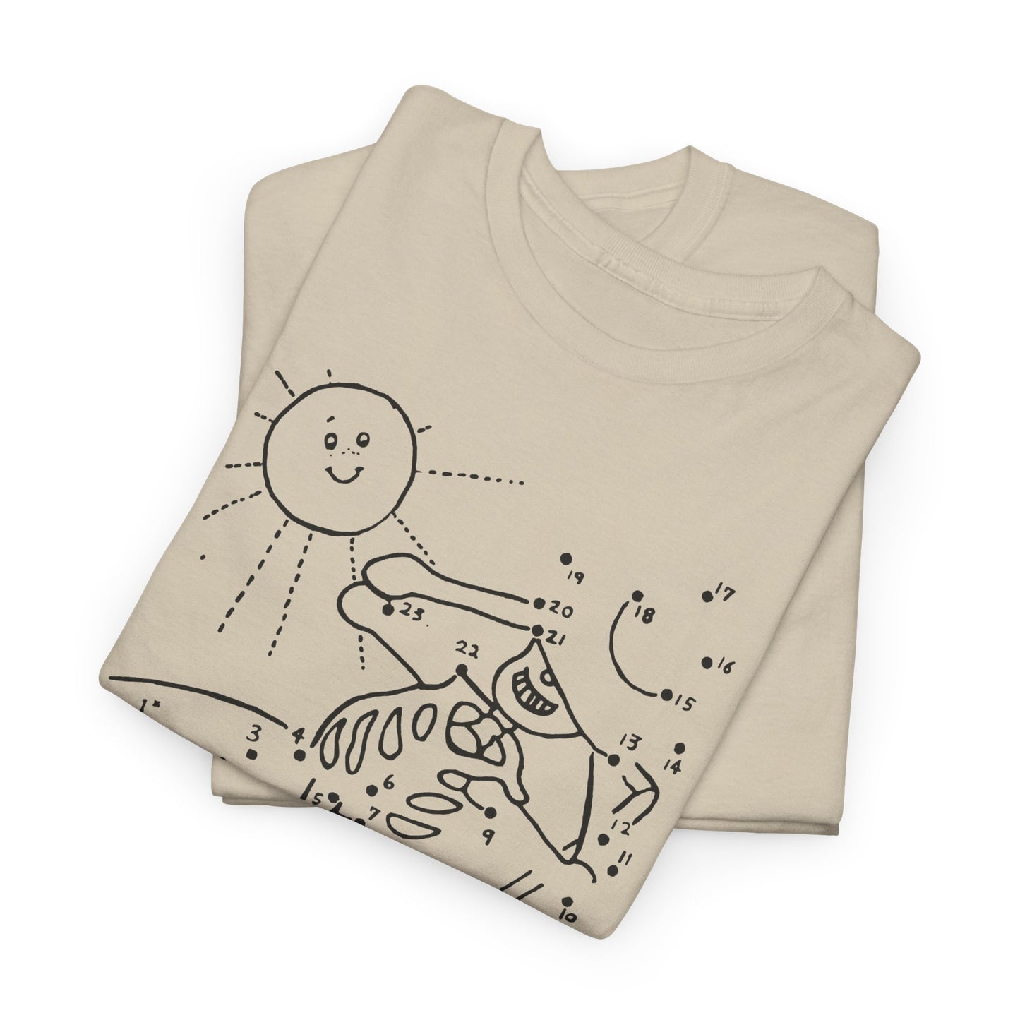 connect the dots skeleton sun tanning tshirt