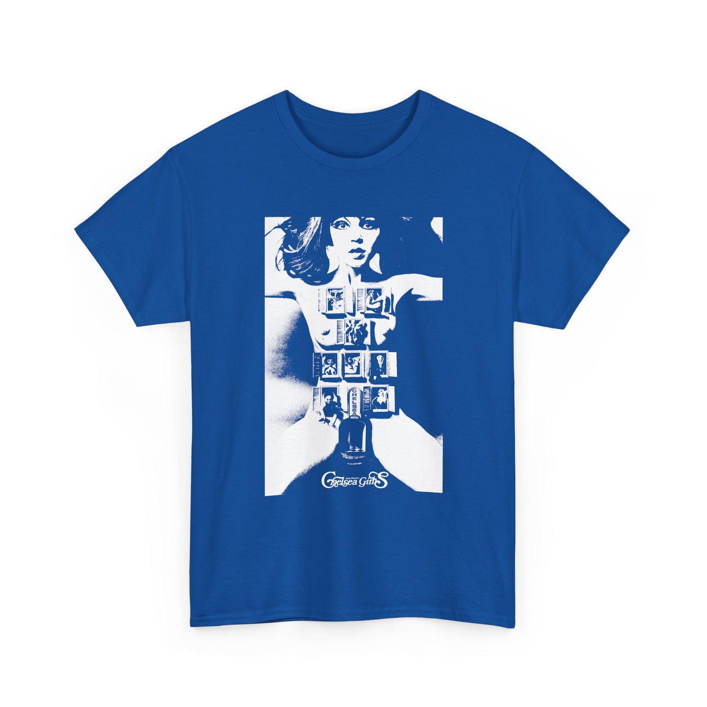 1966 experimental warhol movie chelsea girls movie poster reproduction tshirt