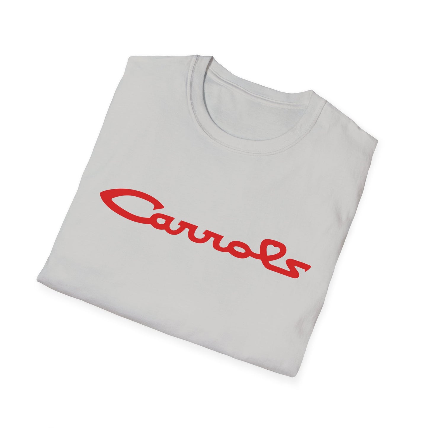 vintage defunct carrols fast food logo tshirt