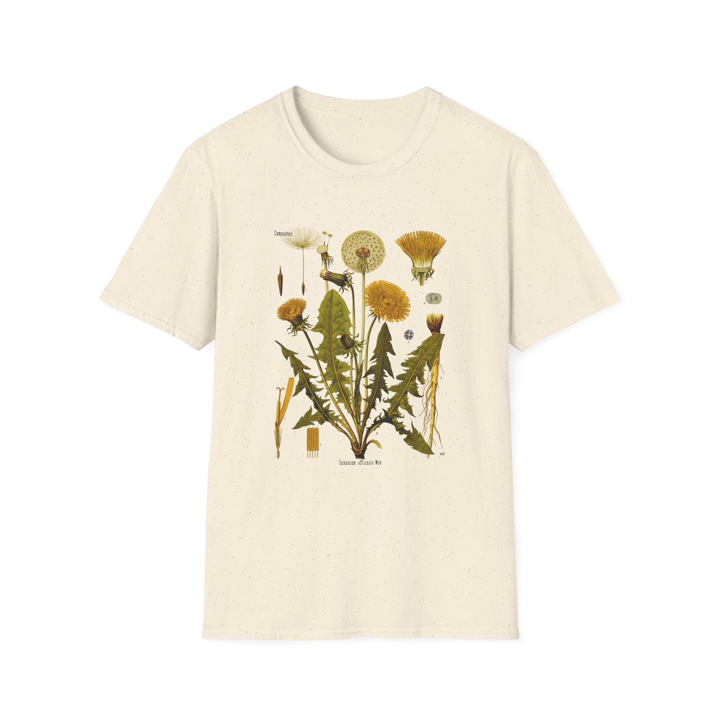 1887 botanical print from kohler's plants taraxacum officinale the common dandelion tshirt