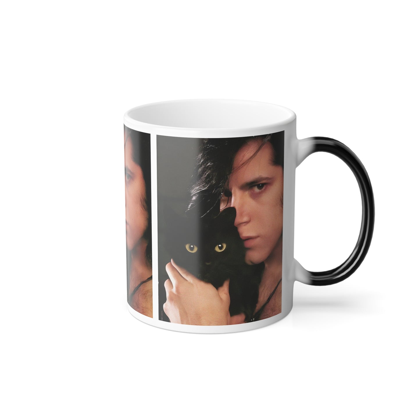 danzig and cat color-changing mug