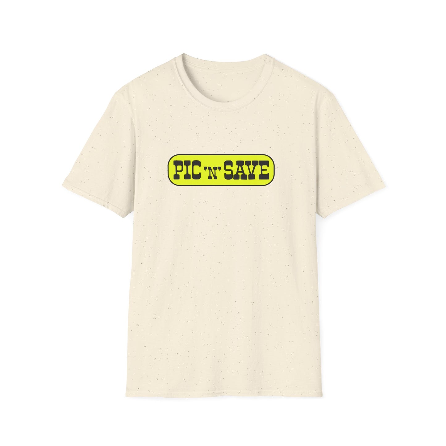 pic n save retail chain logo tshirt