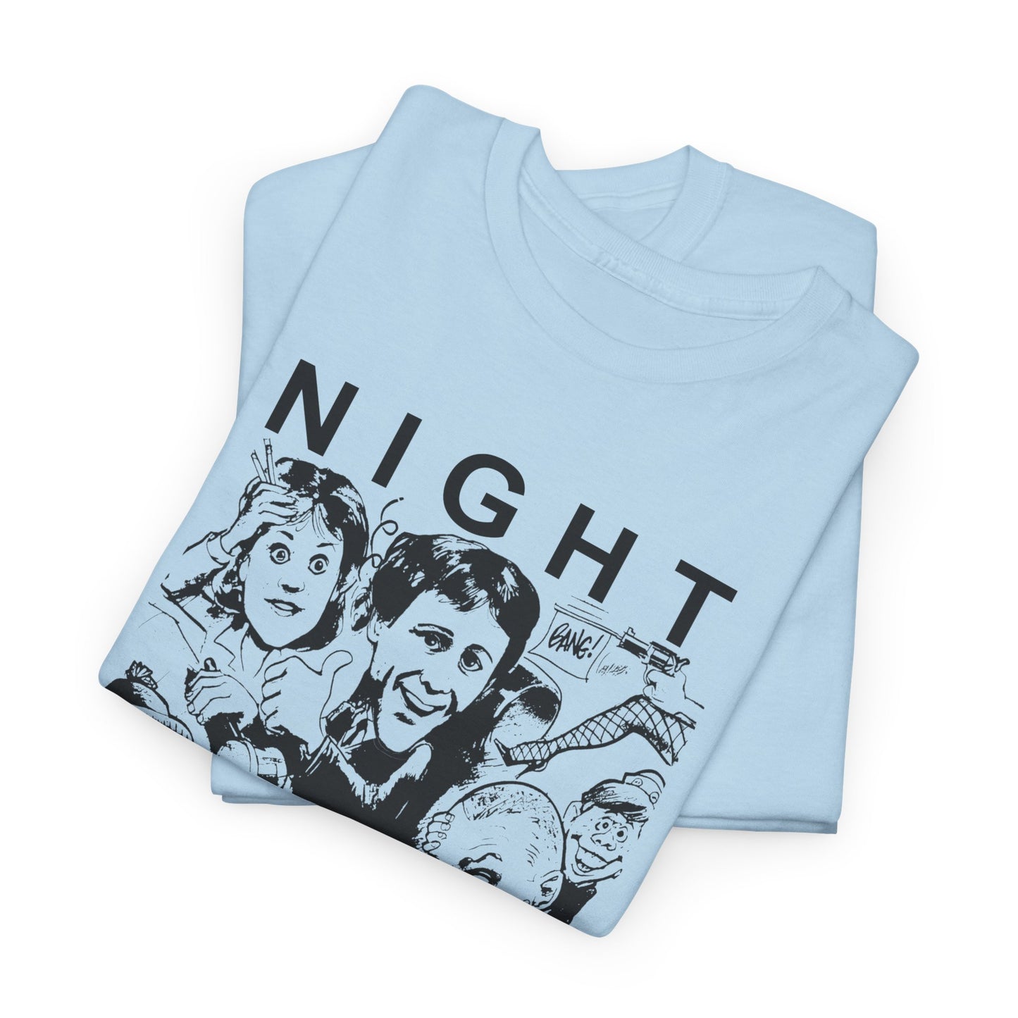 night court tv show newspaper art custom edit tshirt
