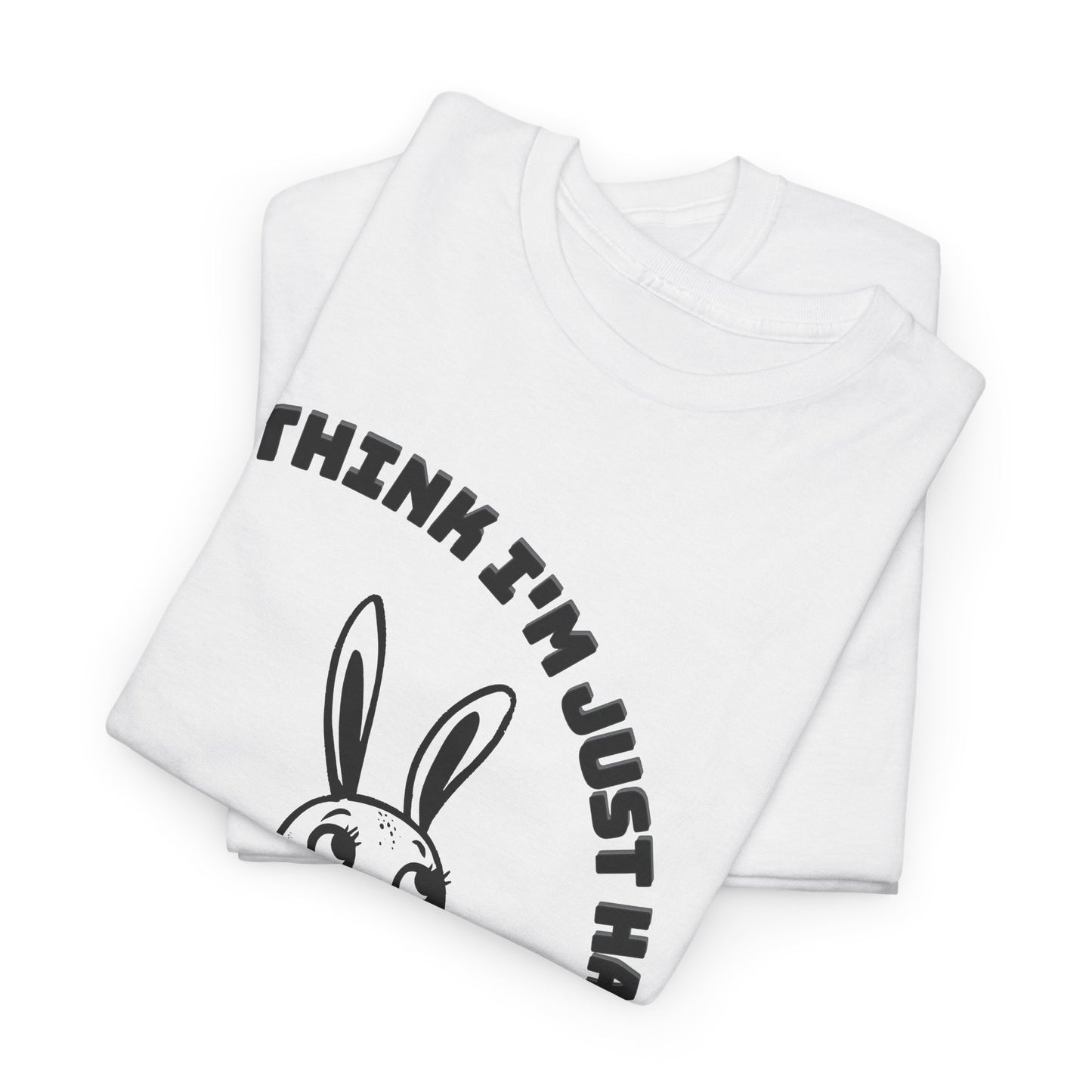think I'm just happy nirvana song lyrics with bunny tshirt