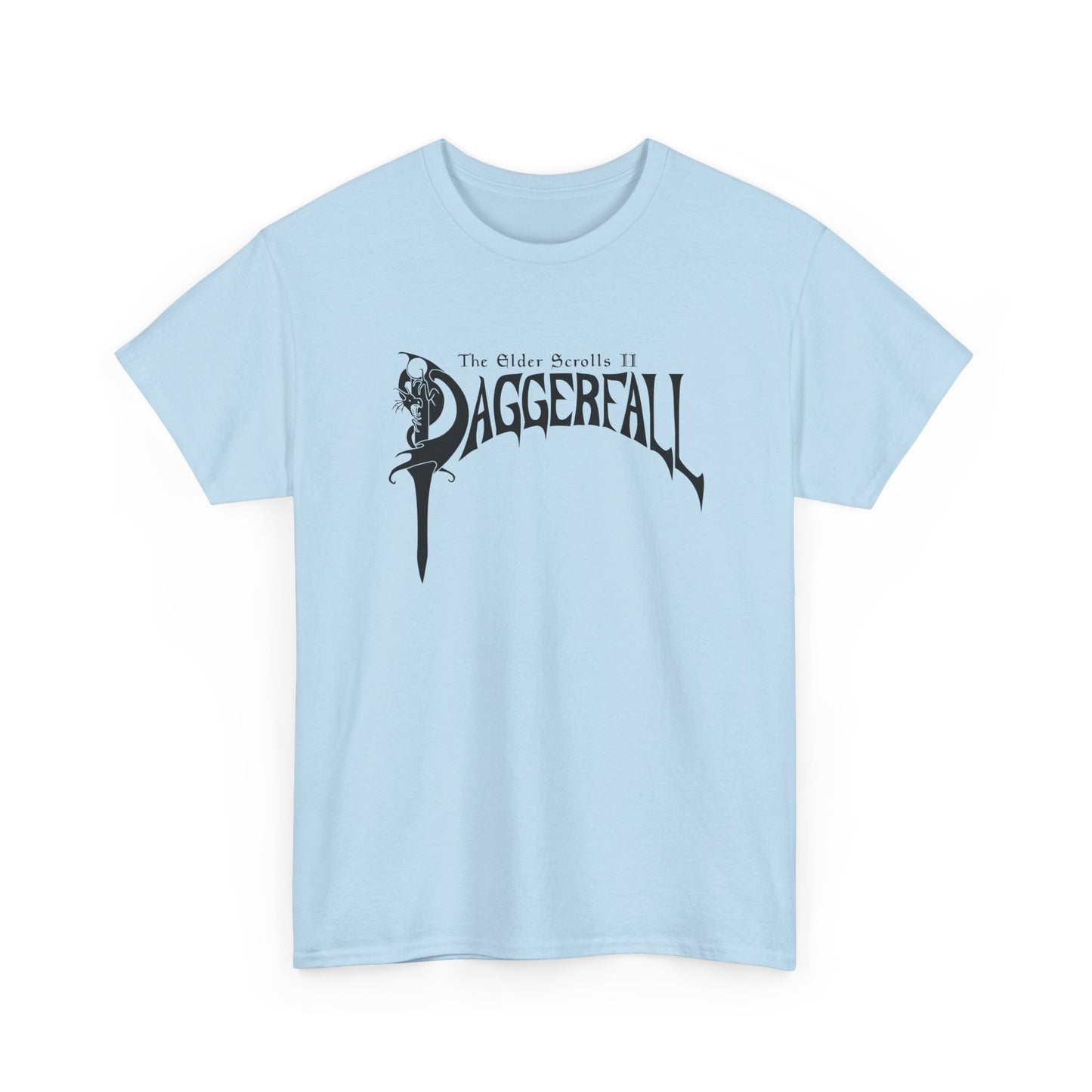 daggerfall the elder scrolls 2 1996 masterpiece video game logo in black tshirt
