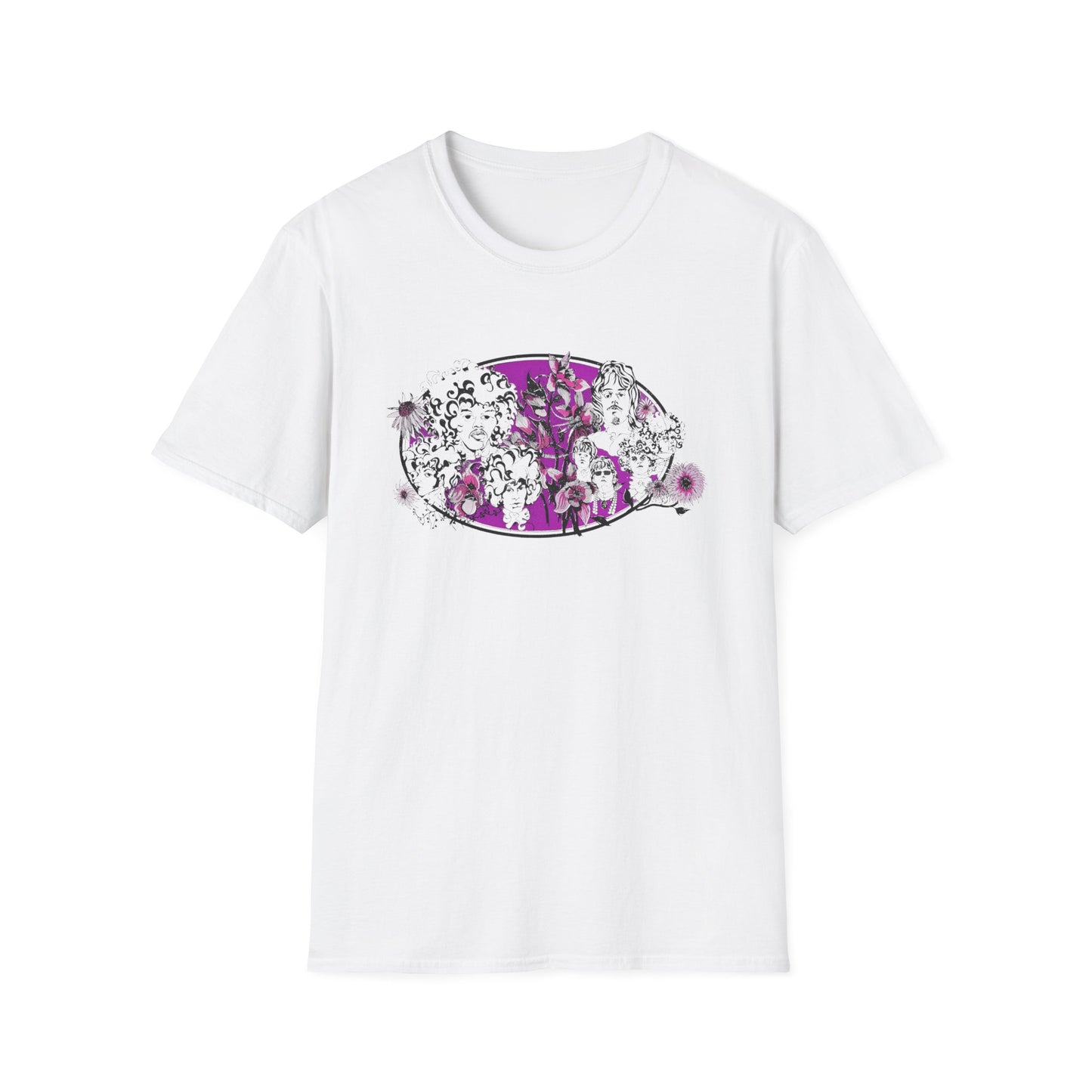 1967 uk tour poster for jimi hendrix, pink floyd, and the move tshirt