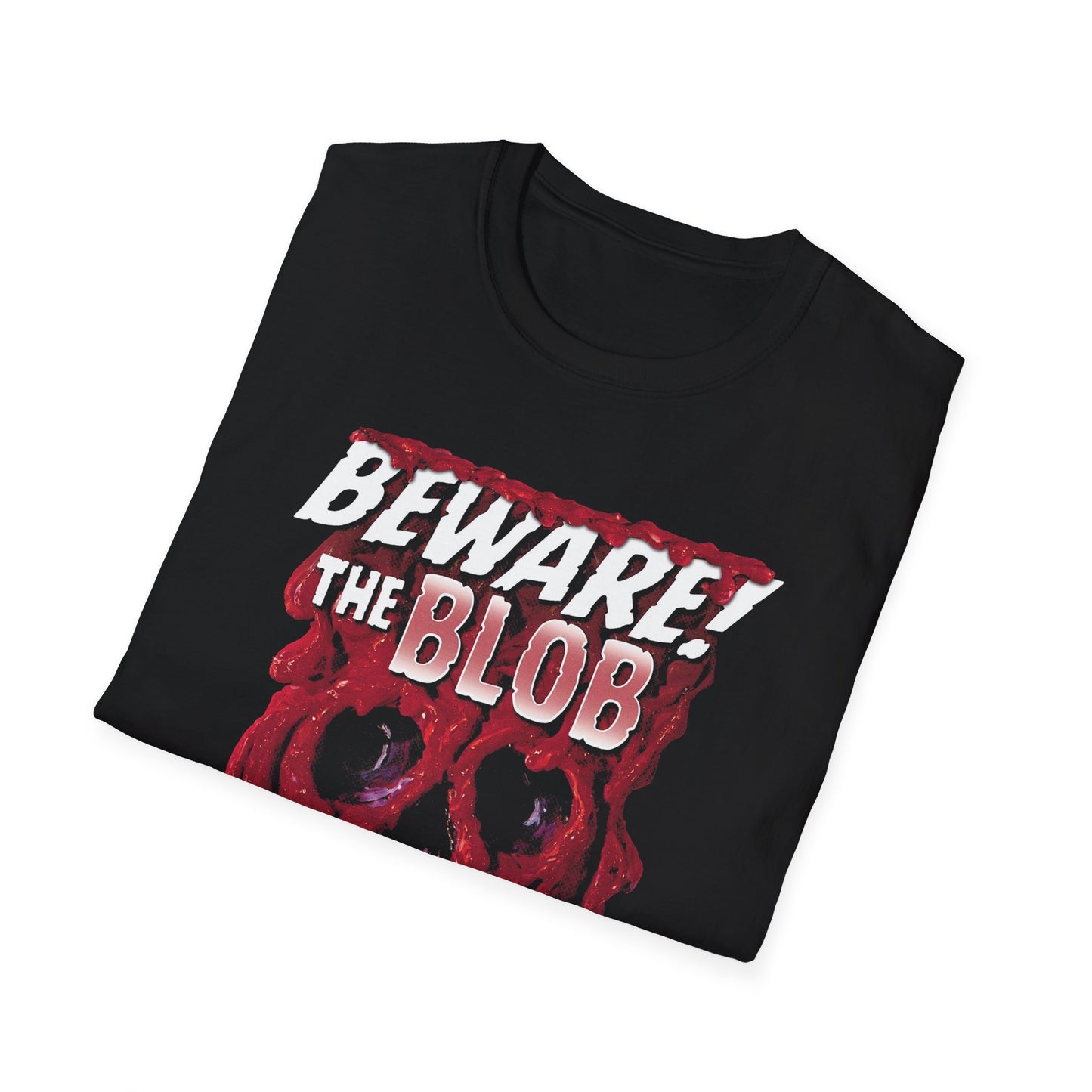 1972 beware! the blob movie poster tshirt