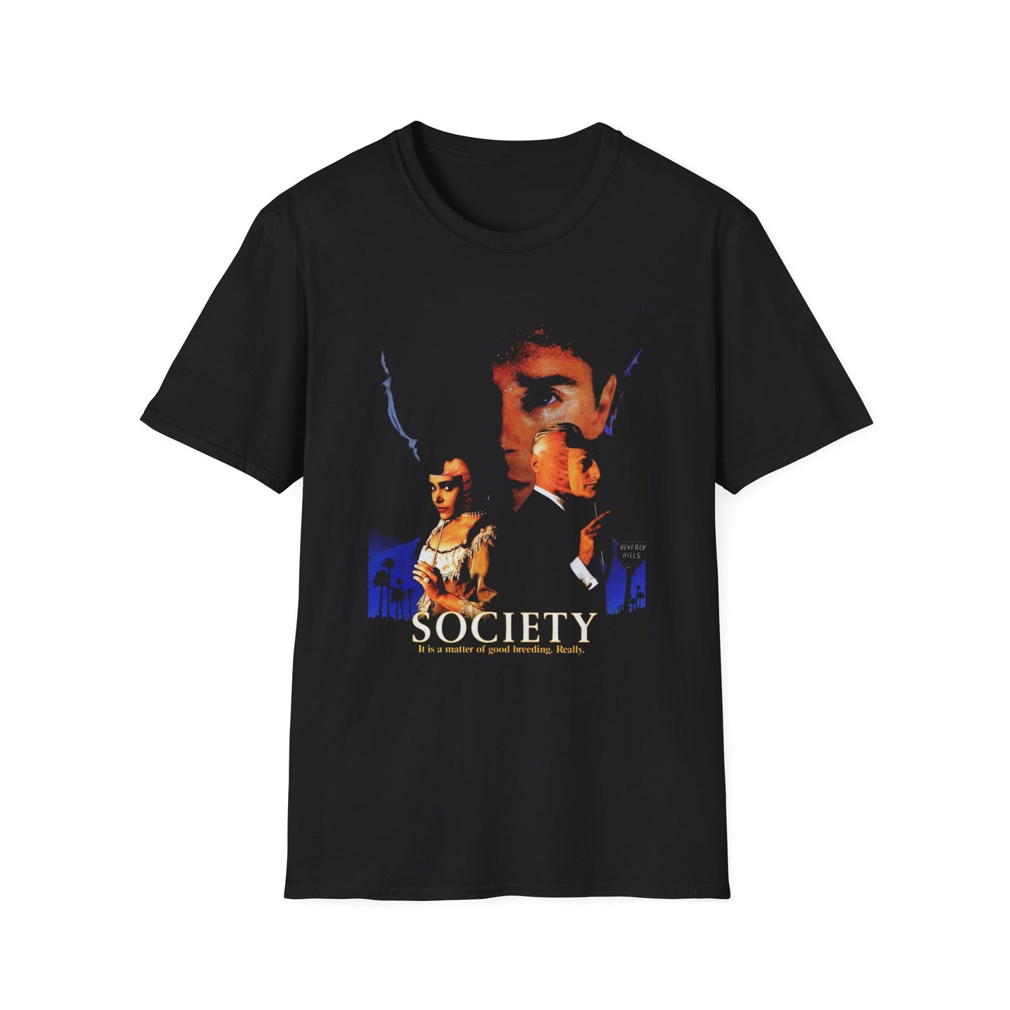 society 1989 movie poster tshirt