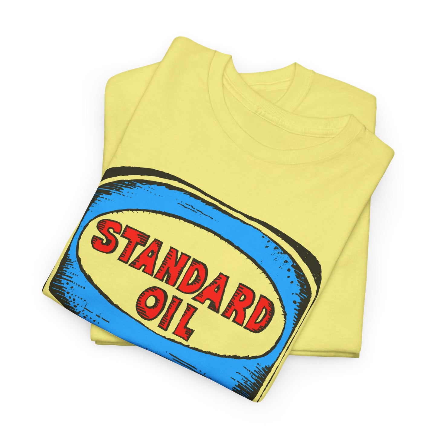 1970s standard oil gives me gas reproduction tshirt