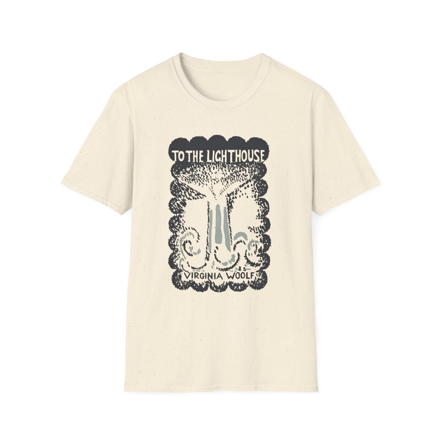 1927 book to the lighthouse by virginia woolf with book cover by vanessa bell tshirt