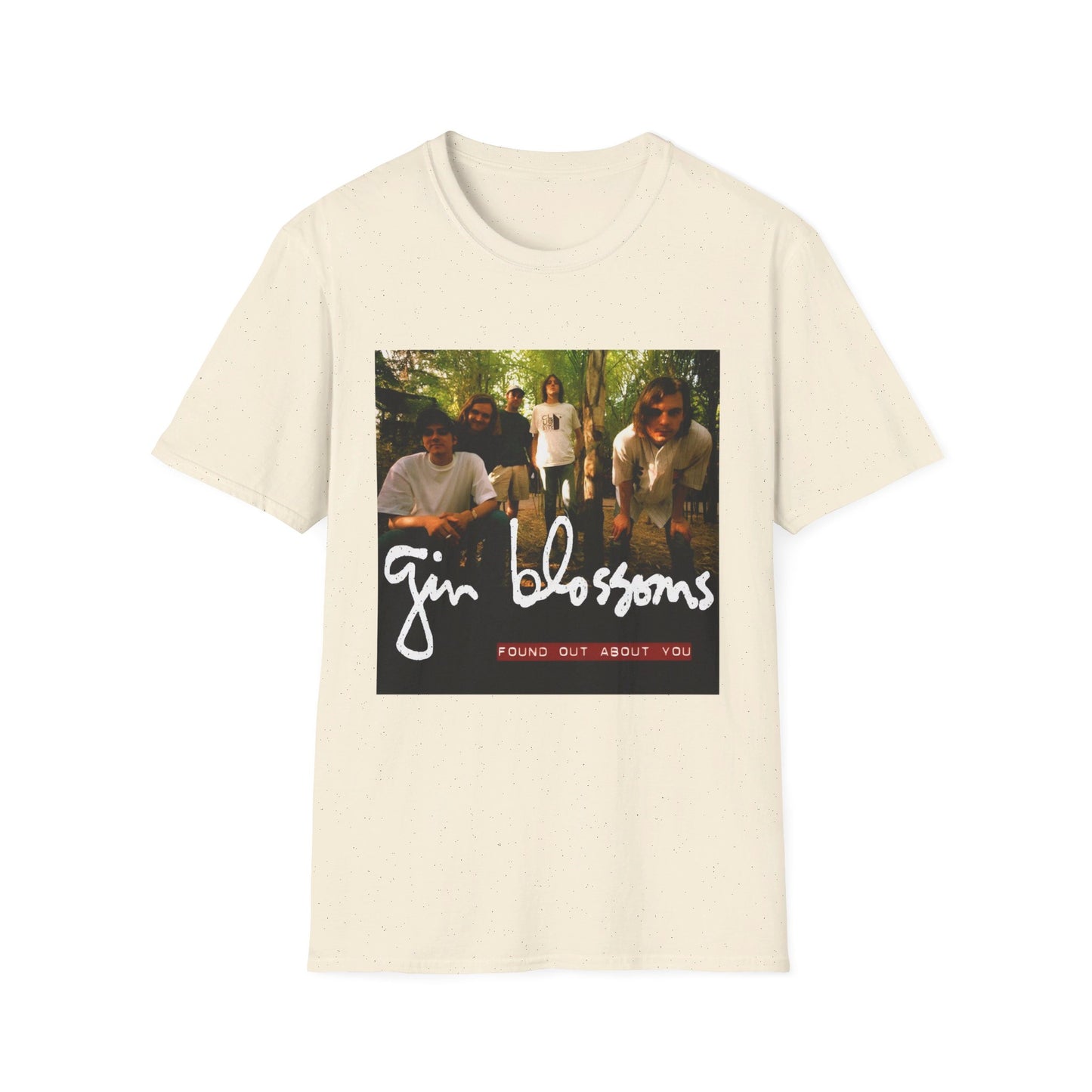 gin blossoms 1989 found out about you single tshirt