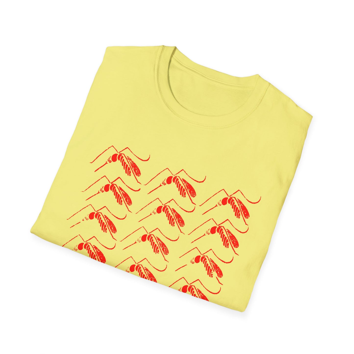 mosquito reproduction red design tshirt