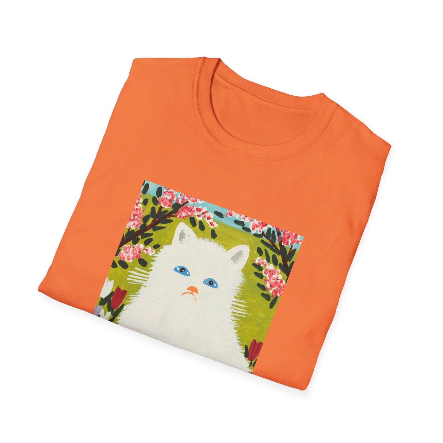 maud lewis canadian folk artist white cat tshirt