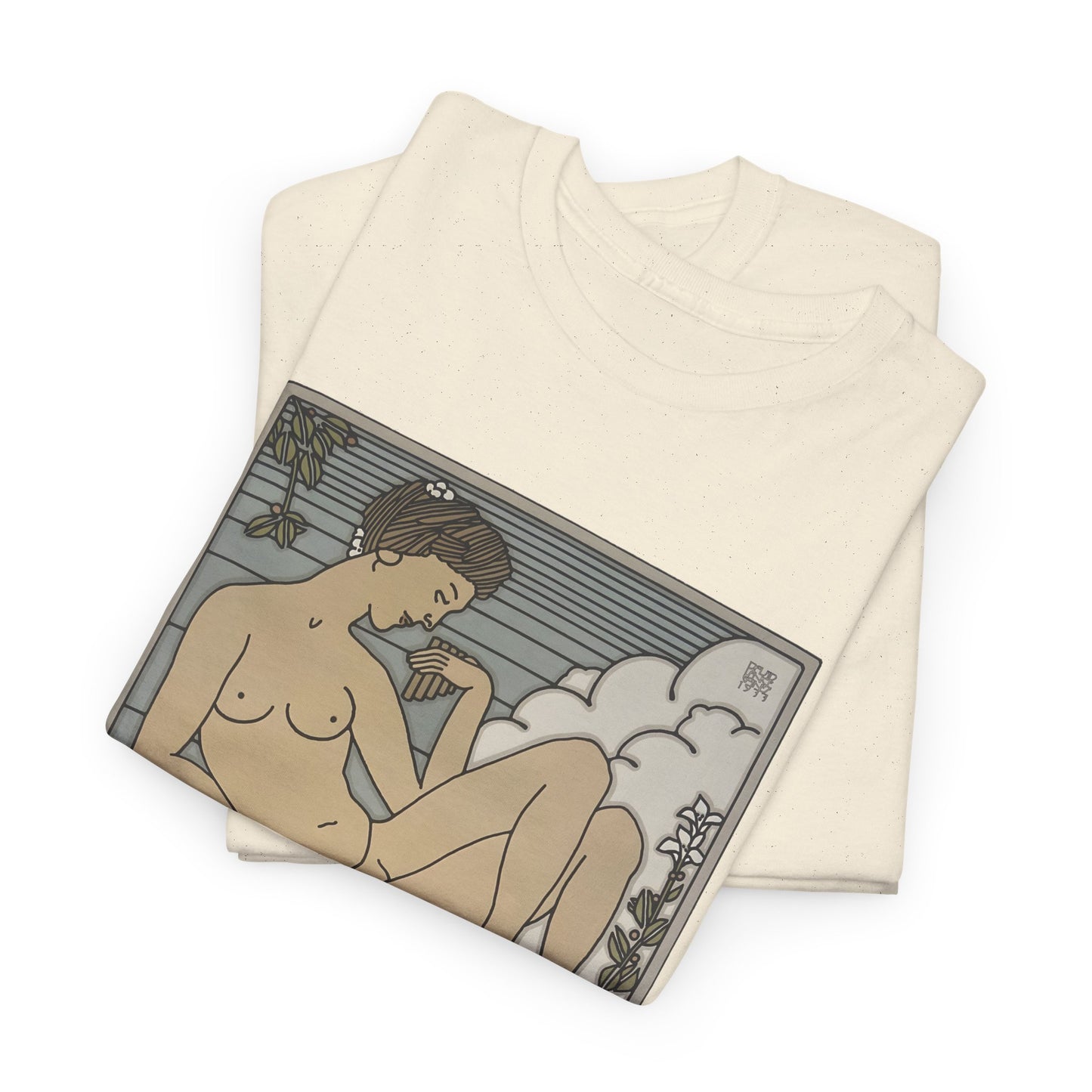 1970s chez panisse garlic festival david lance goines poster reproduction tshirt