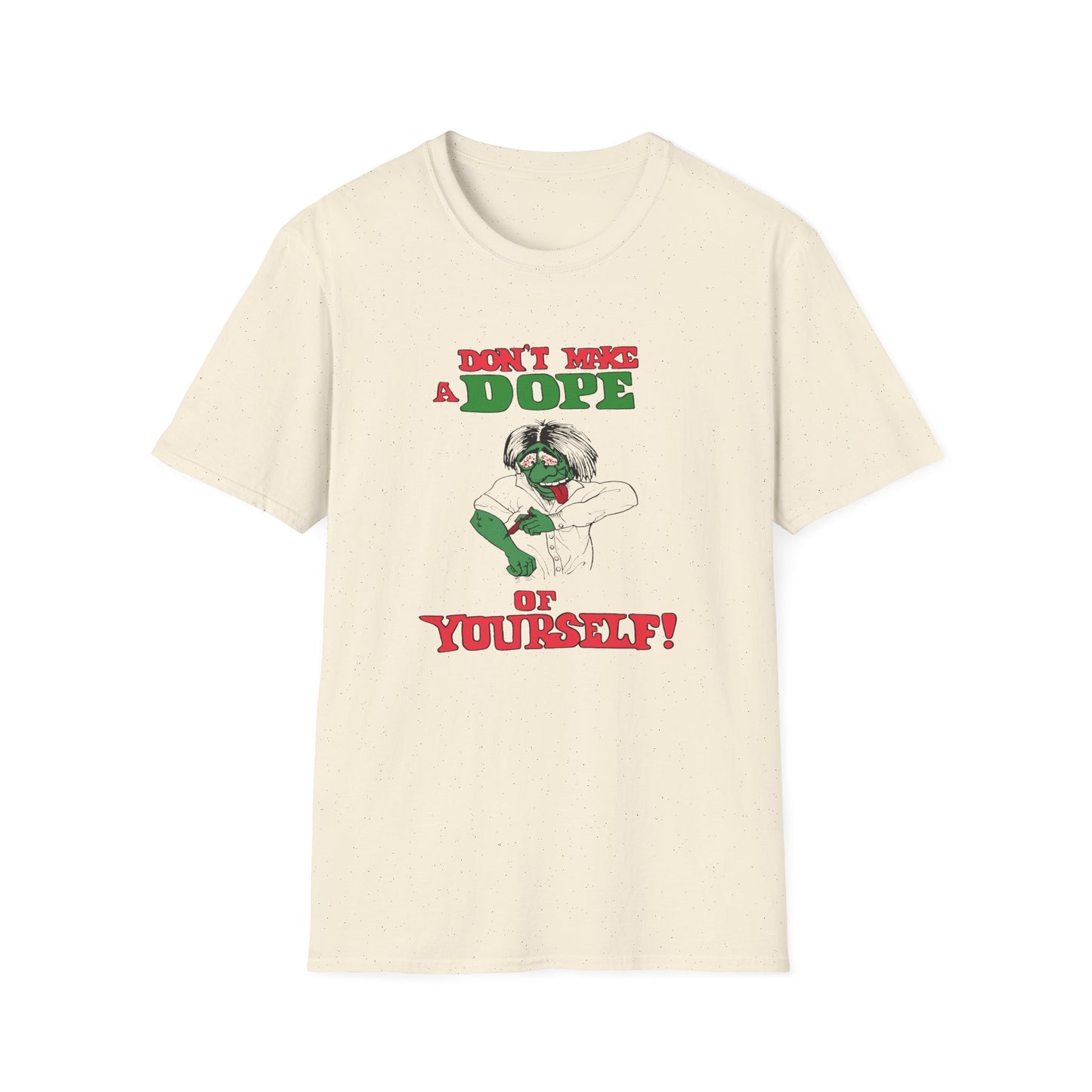 1960s anti drug poster don't make a dope of yourself by smartset smarteen s.o.s tshirt