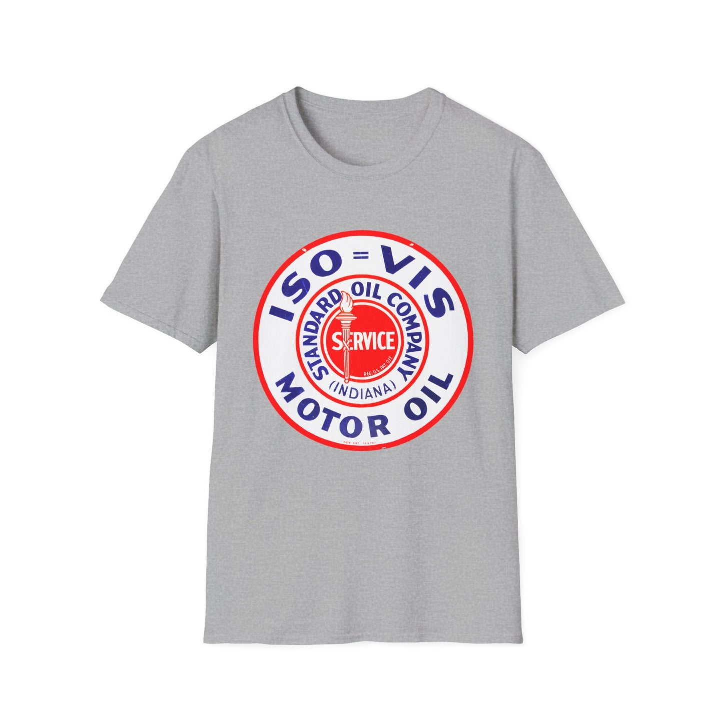 standard oil company motor oil logo tshirt