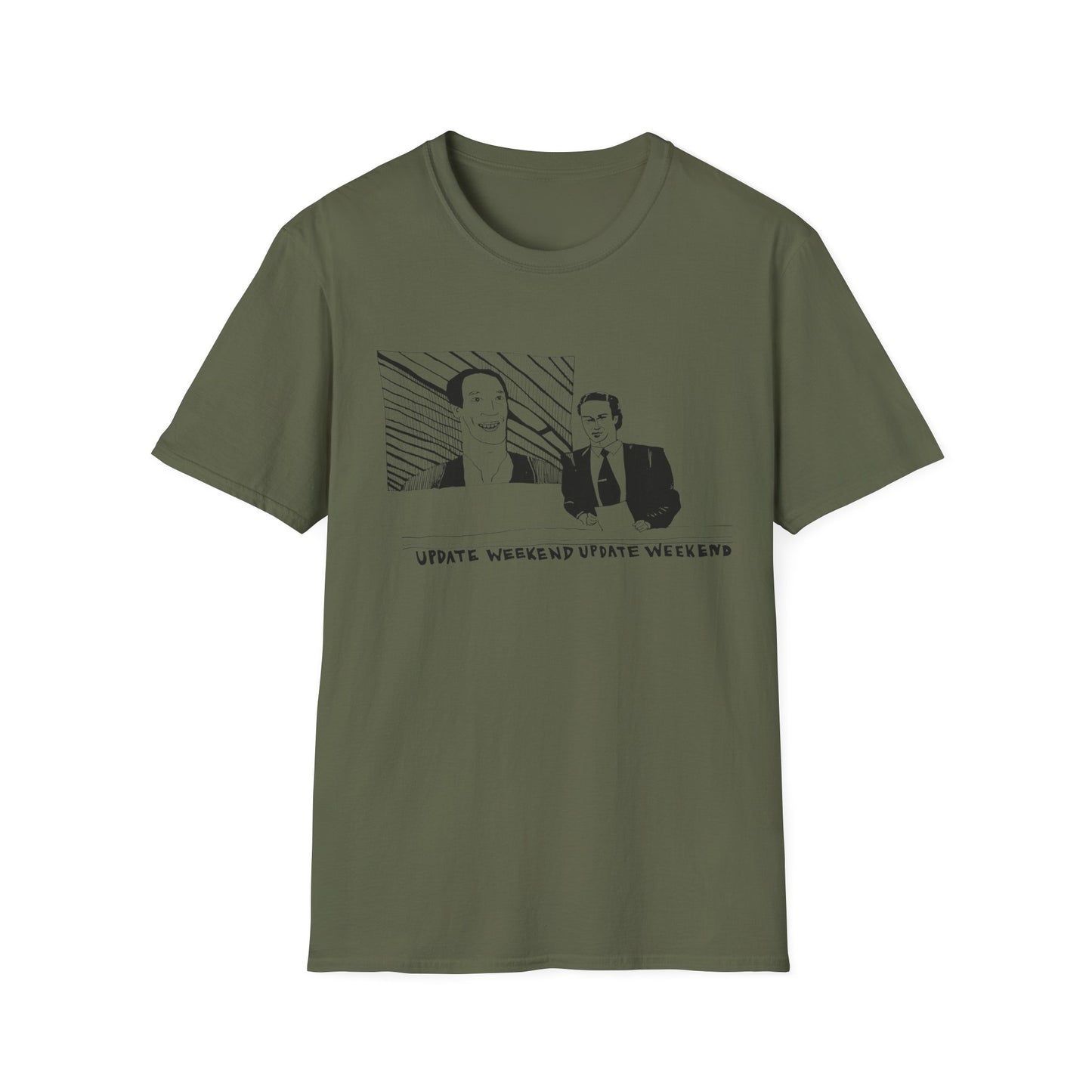 original drawing of the time norm macdonald got fired from snl for oj jokes fan art tshirt