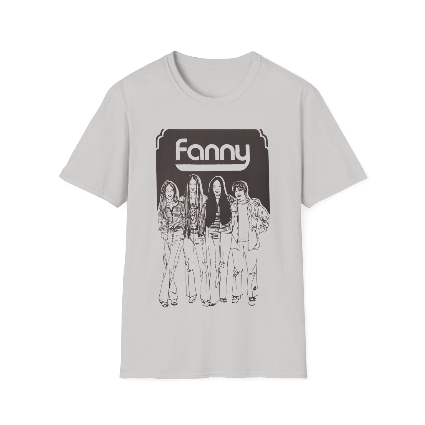 1970s rock n roll band FANNY show poster tshirt