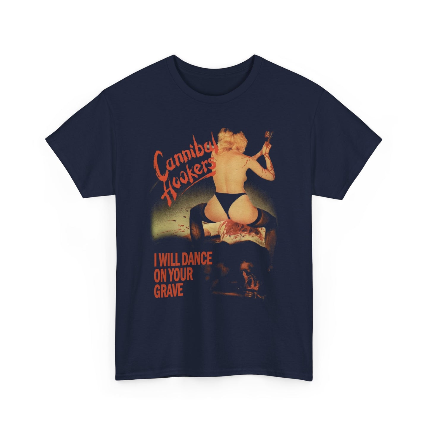 1987 cannibal hookers movie poster custom reproduction tshirt