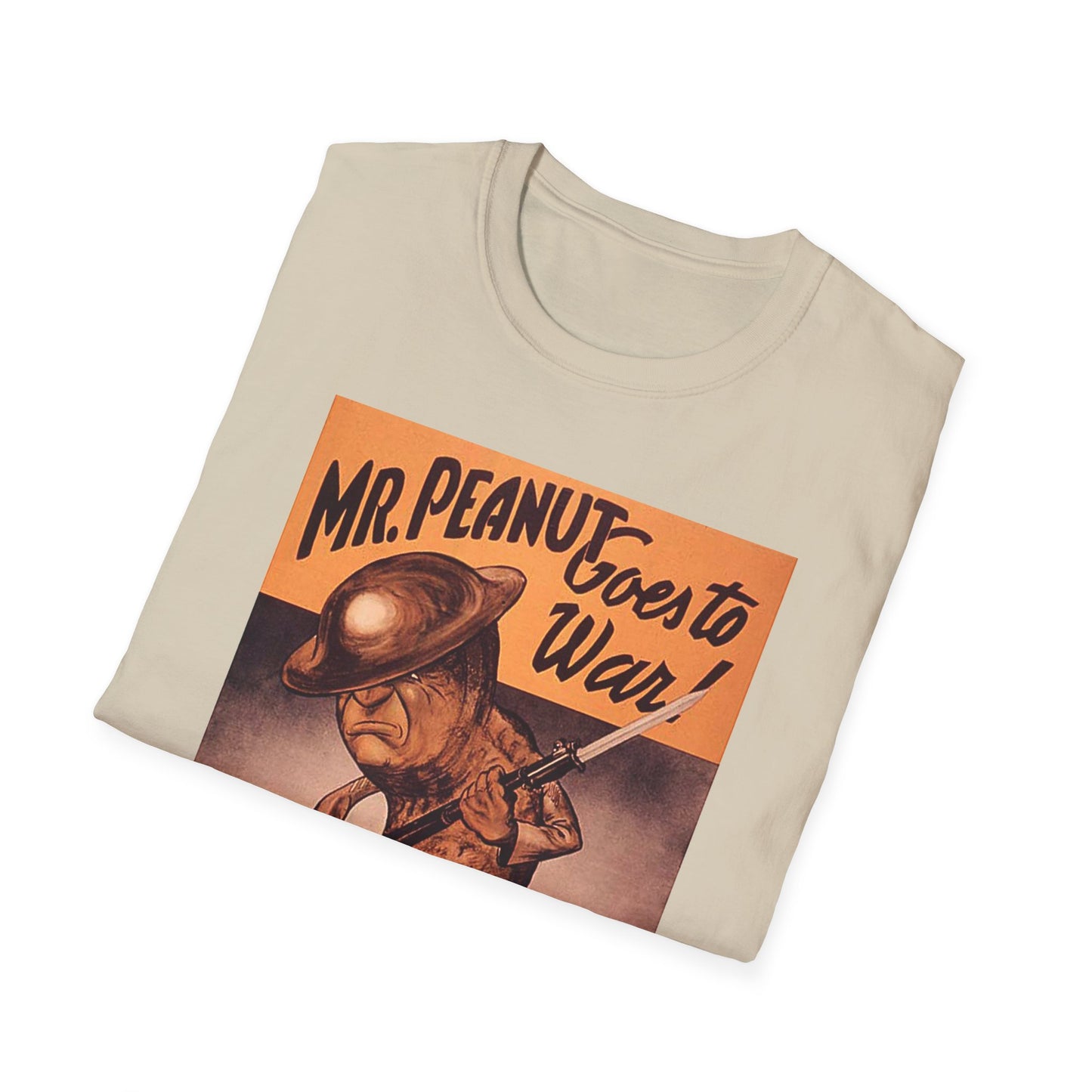 1942 mr. peanut goes to war tshirt from the united states department of agriculture war boards