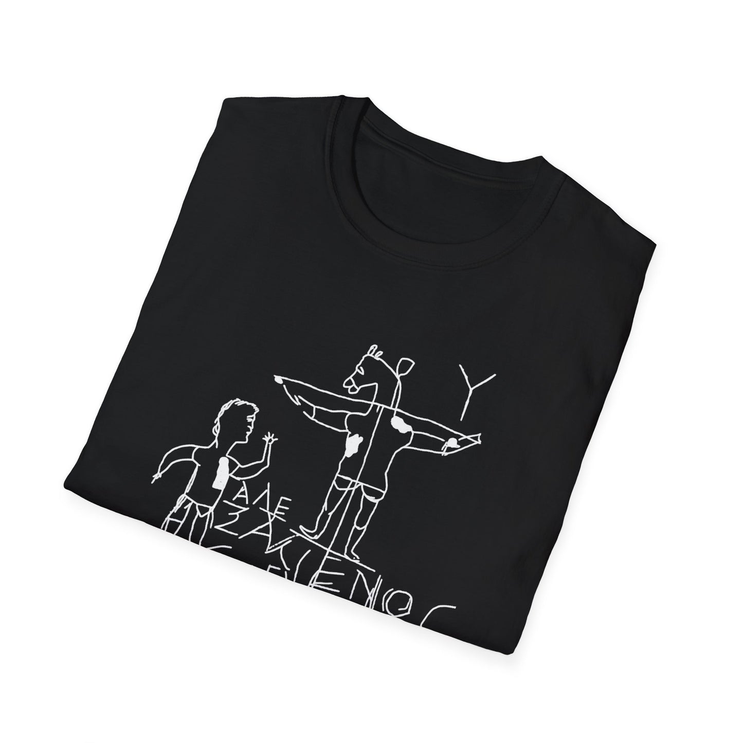 alexamenos graffito blasfemo young man worships donkey early graffiti 200 bc white and black tshirt