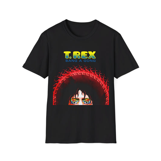 t. rex bang a gong single tshirt