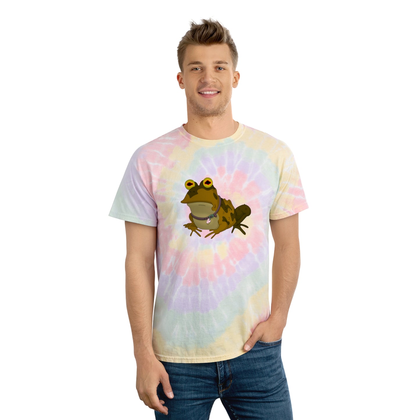 hypnotoad tie dye tshirt