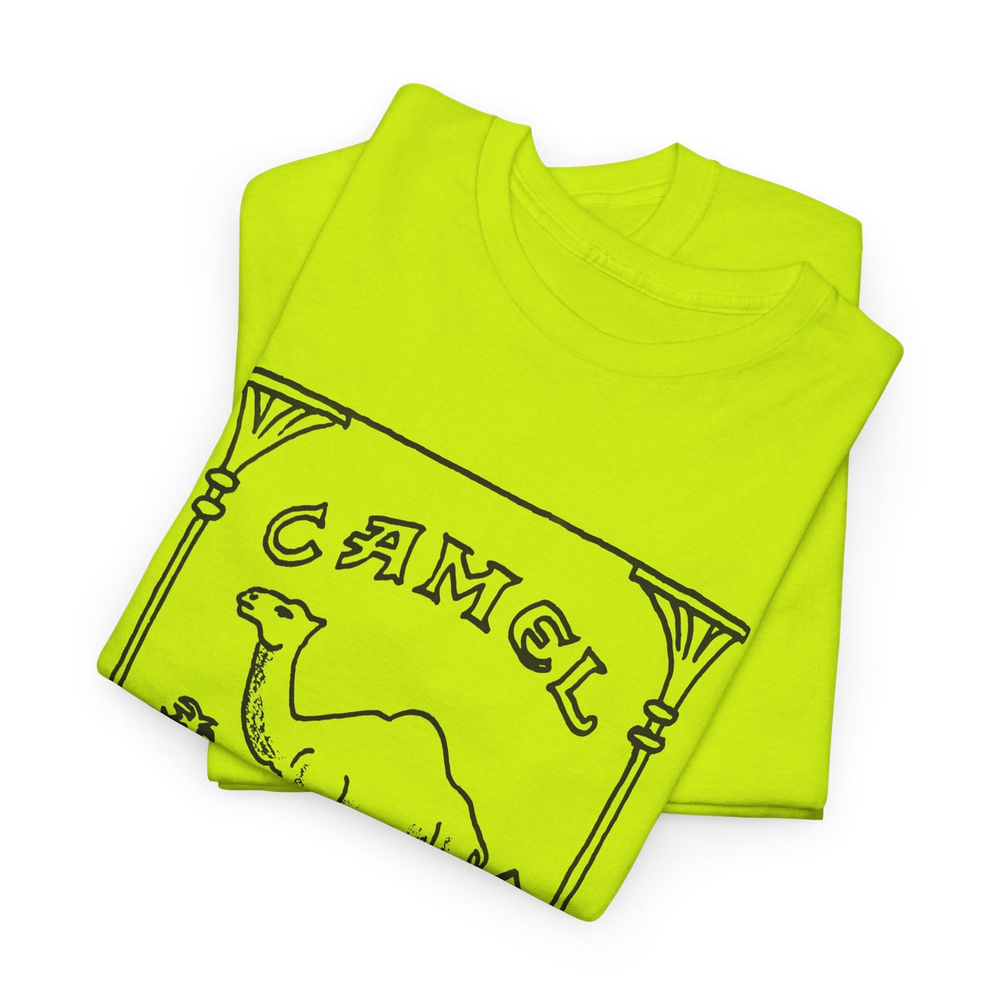 vintage camel cigarettes drawing reproduction tshirt