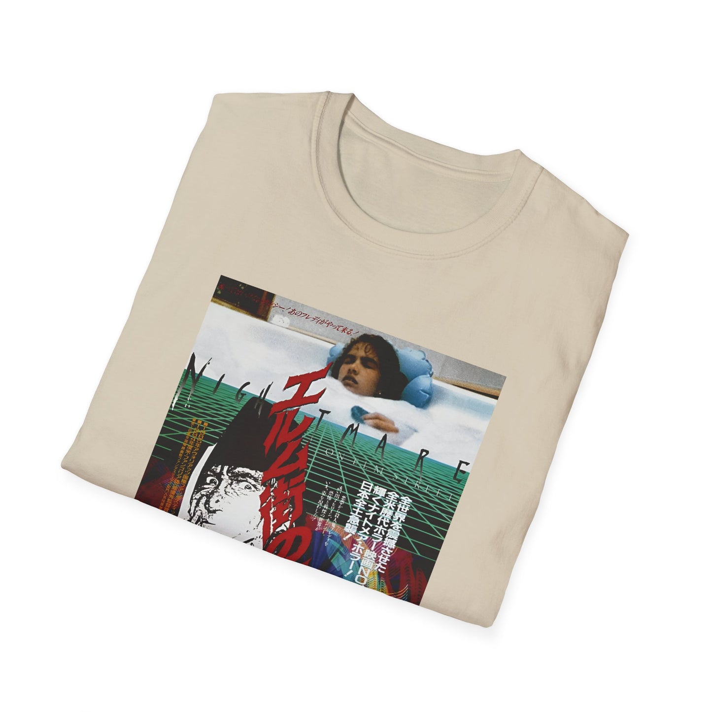 1986 japanese movie poster for nightmare on elm street 1984 tshirt