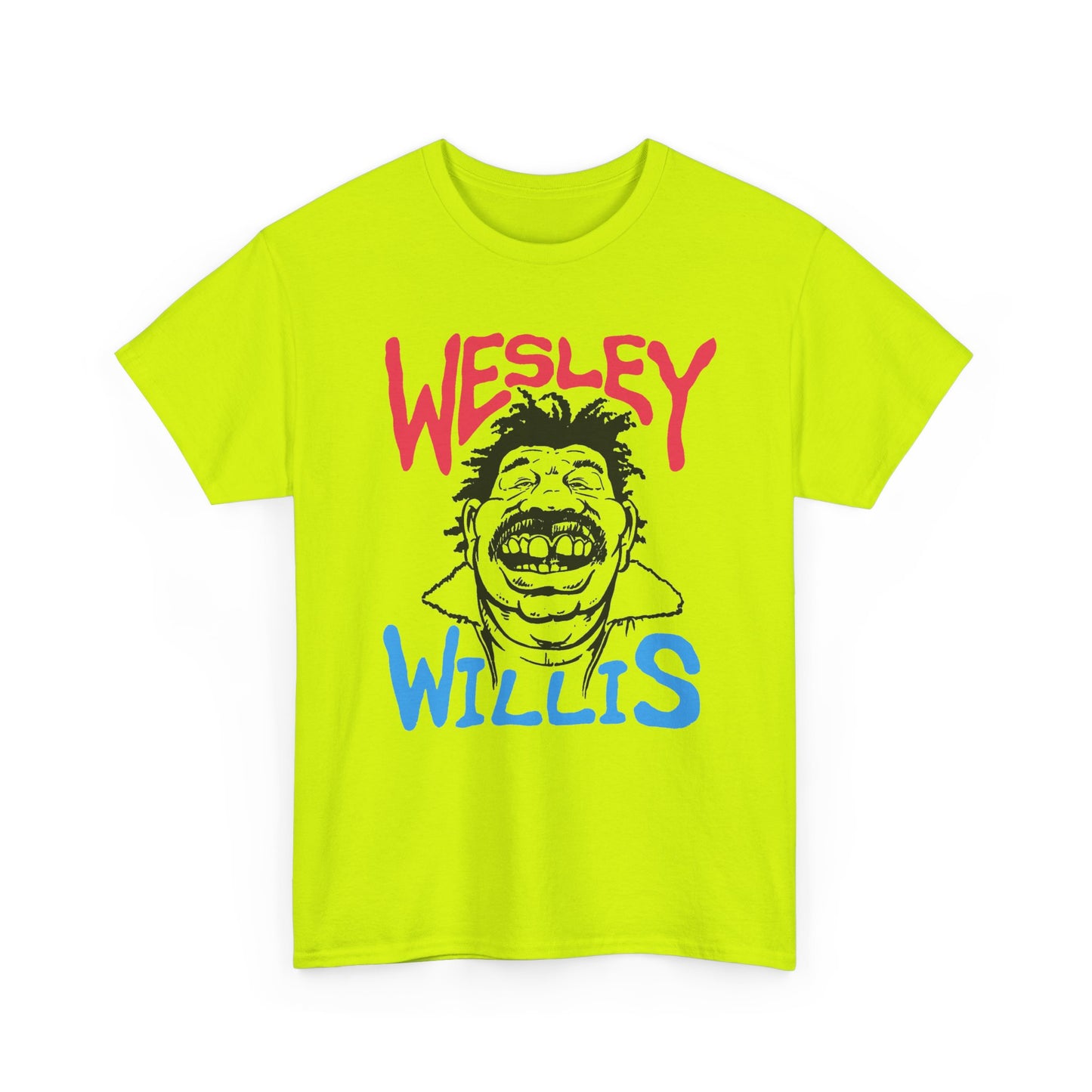 1996 wesley willis show poster custom reproduction tshirt