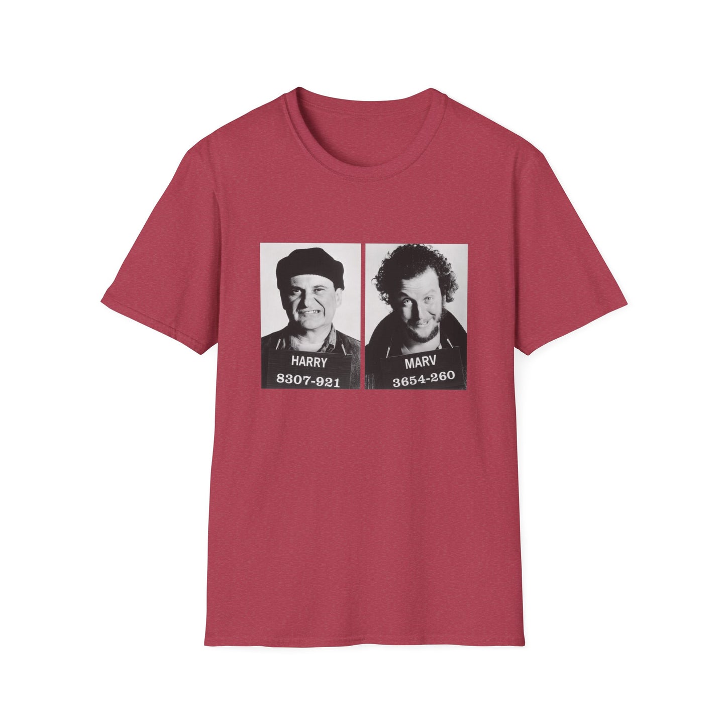 harry and marv mugshot christmas tshirt