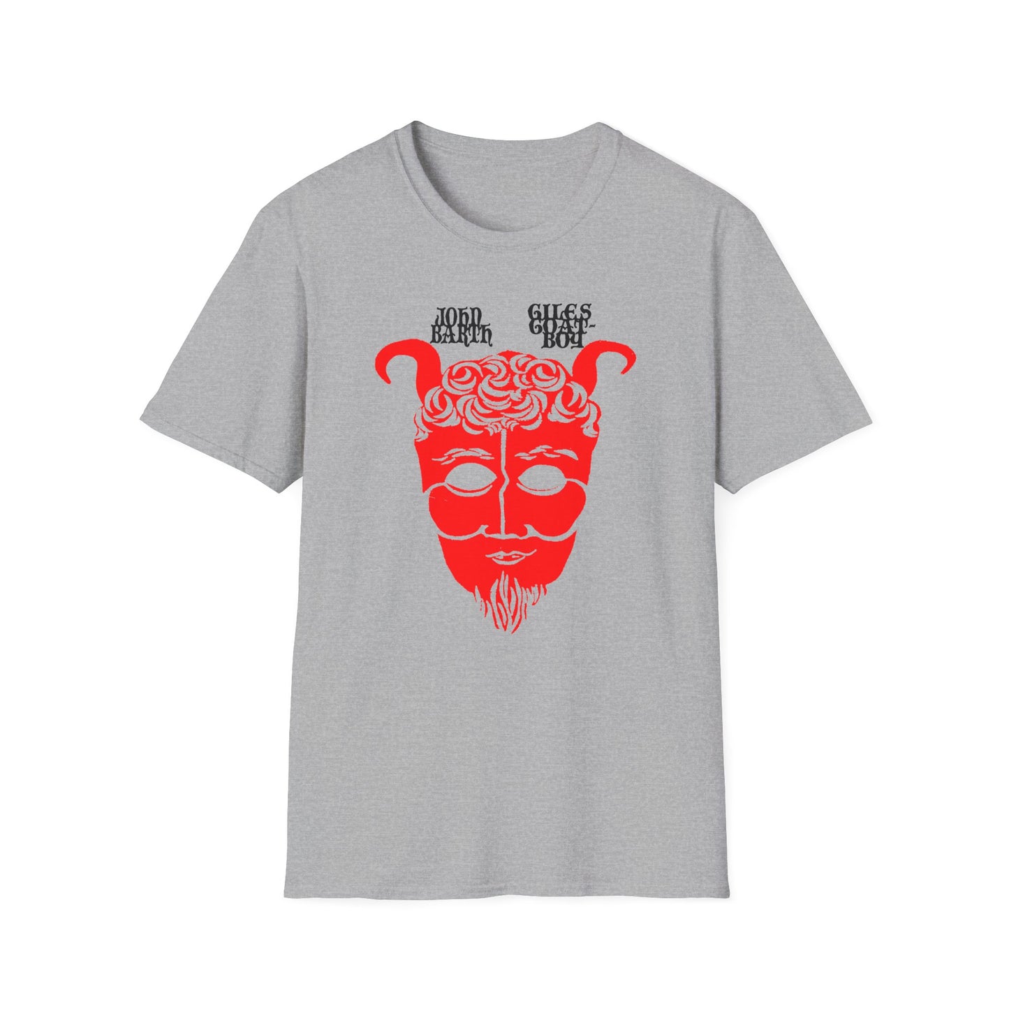 john barth 1966 novel giles goat-boy book cover variant tshirt