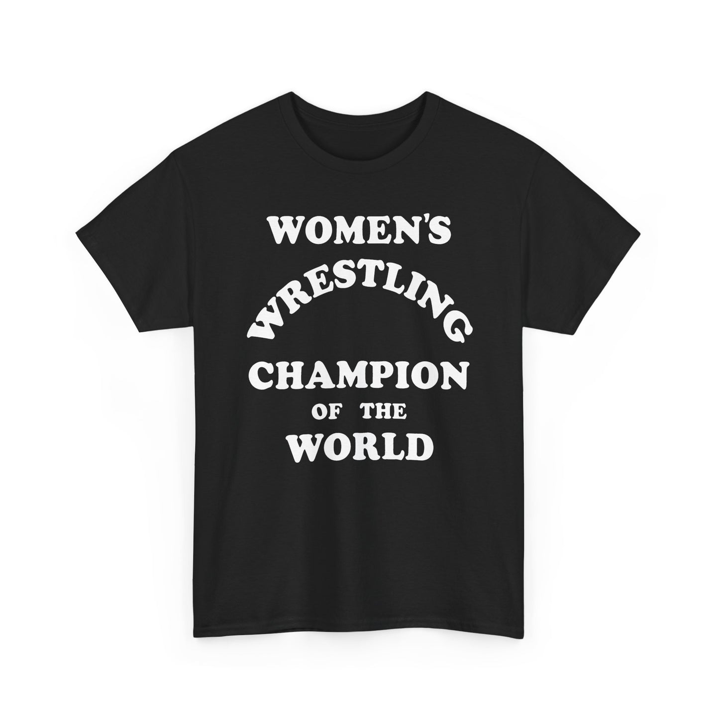 women's wrestling champion of the world as worn by andy kaufman tshirt