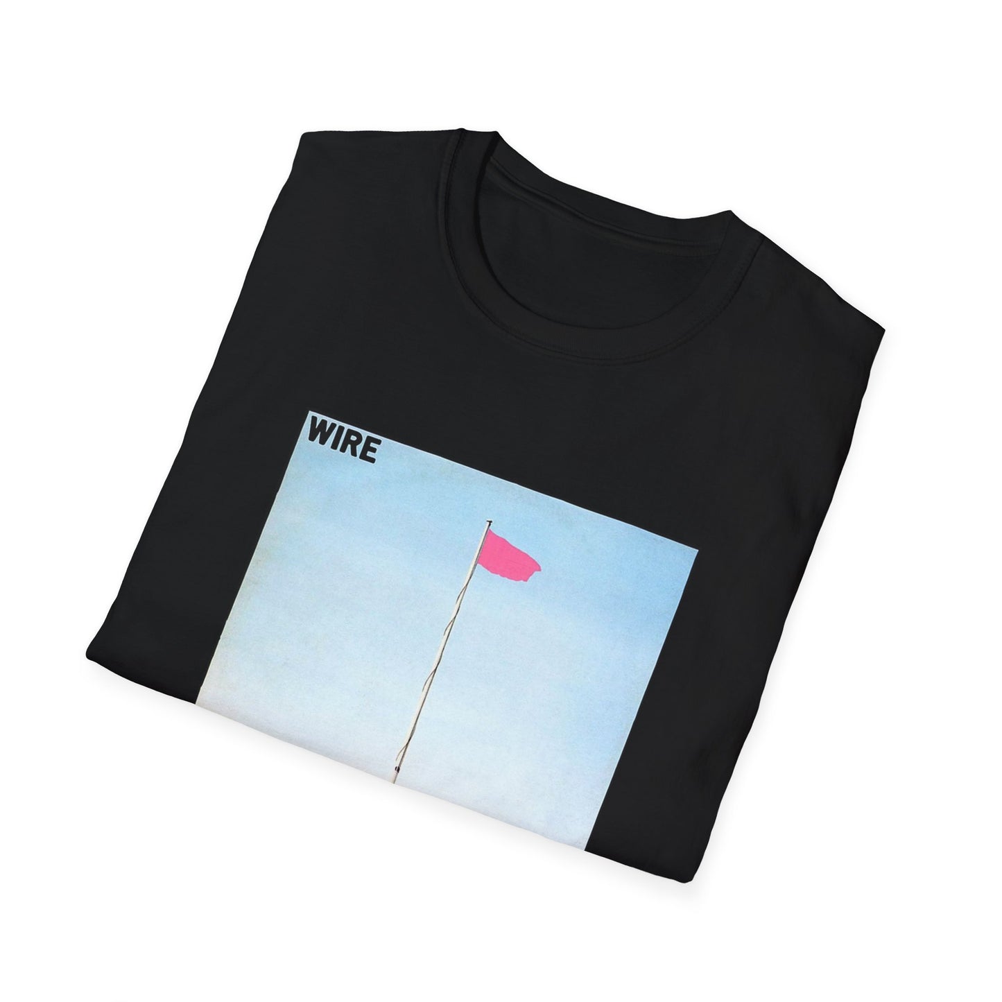 wire 1977 pink flag album cover tshirt