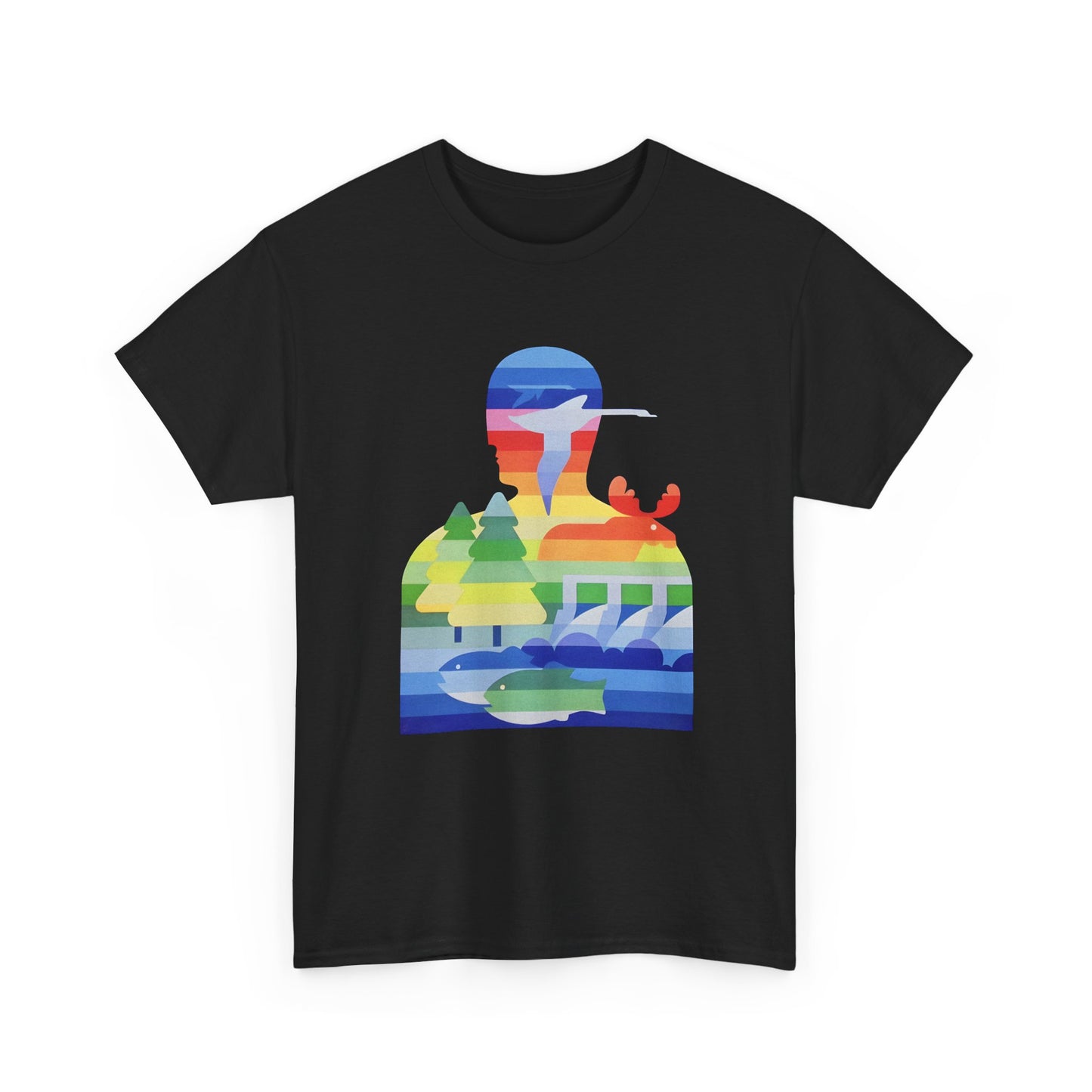 1970s environment and climate change canada graphic reproduction tshirt