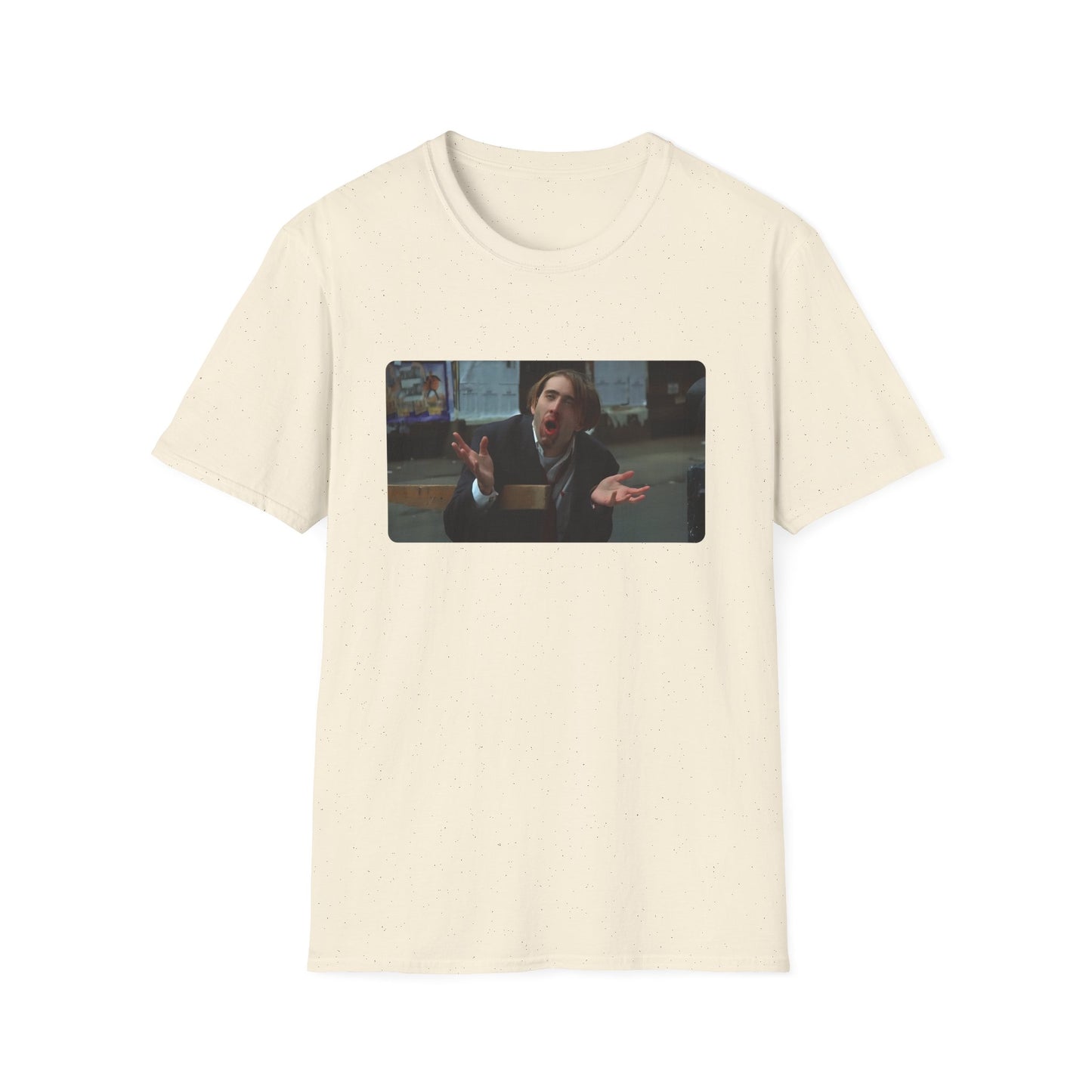 1989 nic cage vampire's kiss movie tshirt