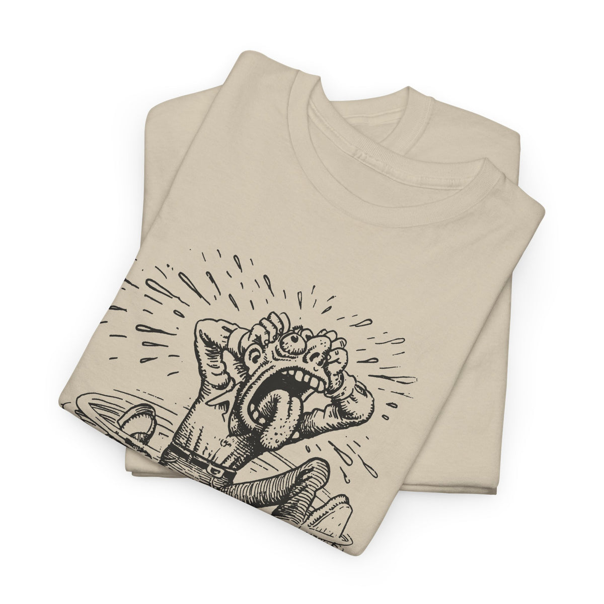 r. crumb man losing it tshirt