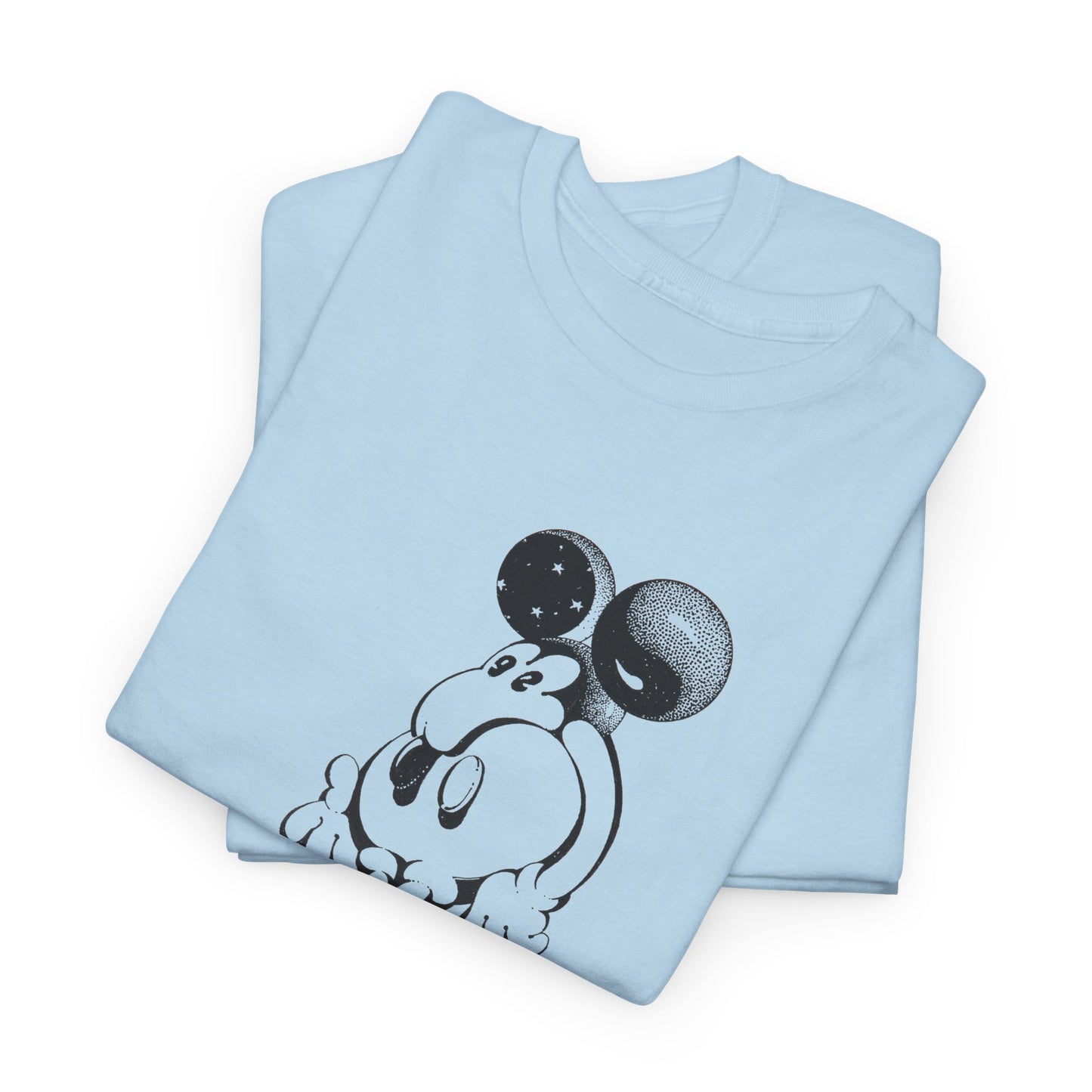 1968 illustration victor moscoso's cosmic mickey tshirt