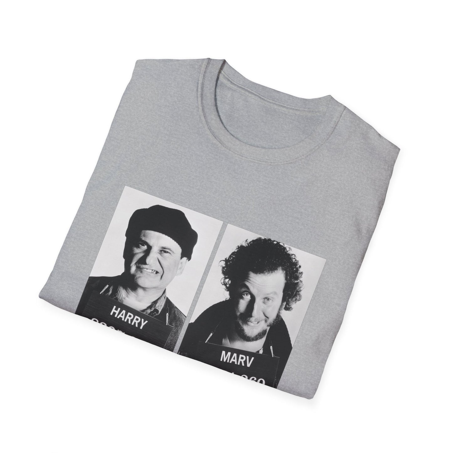 harry and marv mugshot christmas tshirt
