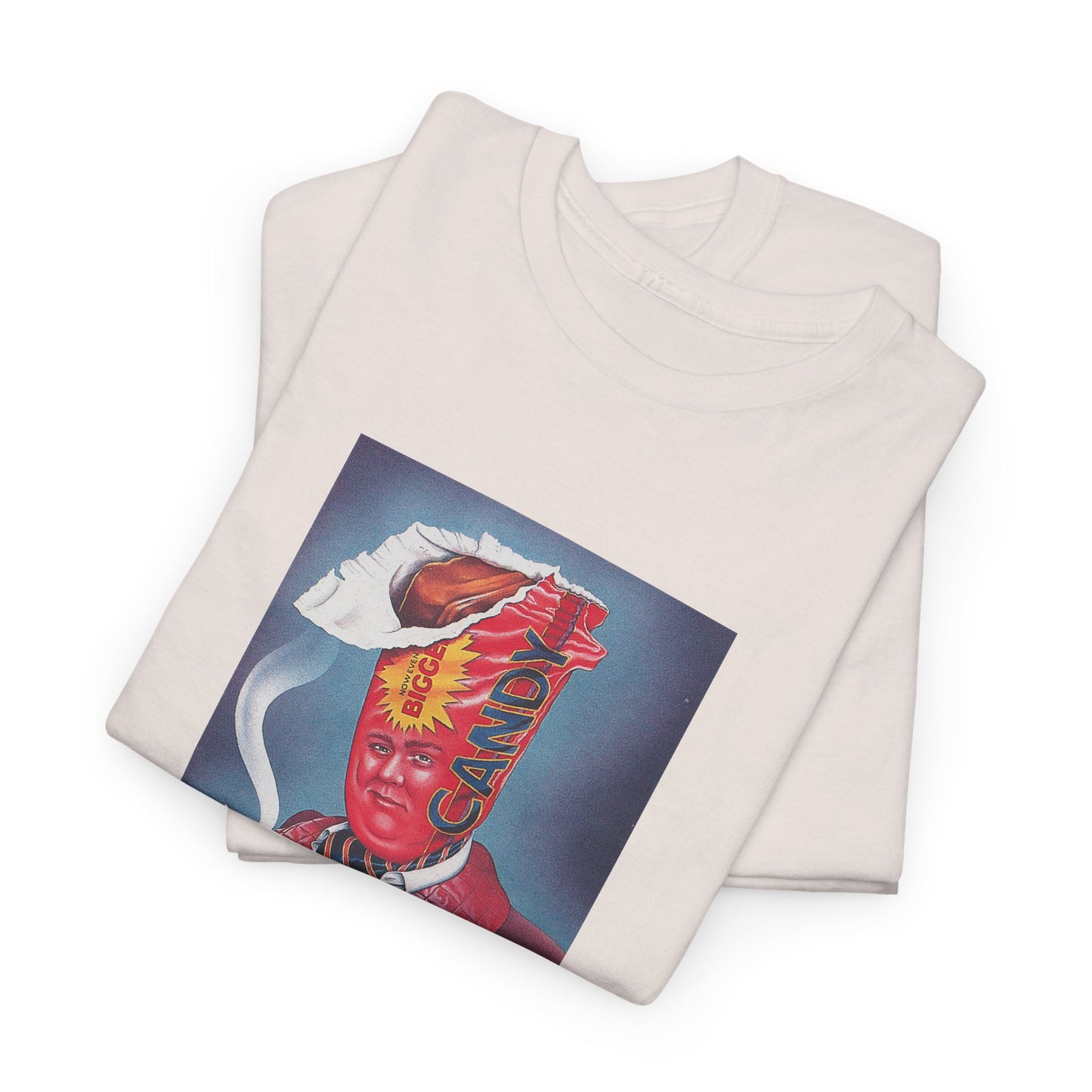 john candy chocolate bar head illustration tshirt