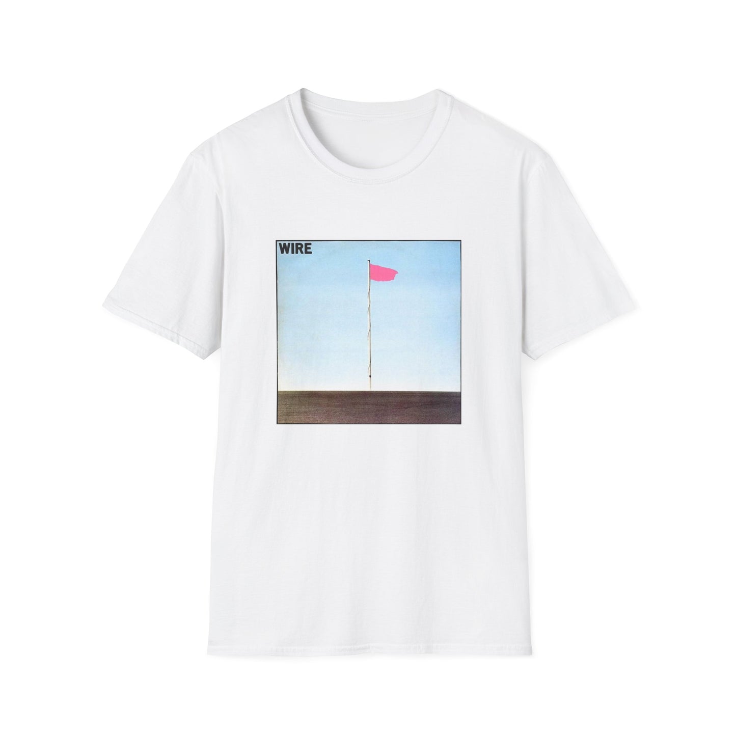 wire 1977 pink flag album cover tshirt