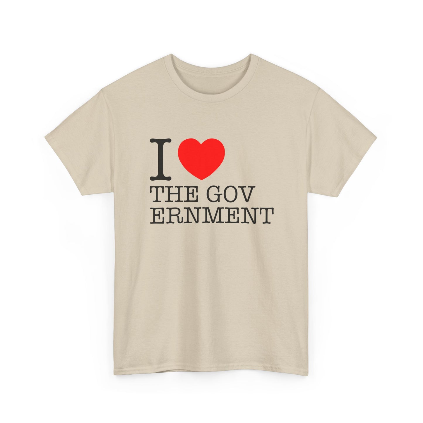 i heart the government tshirt